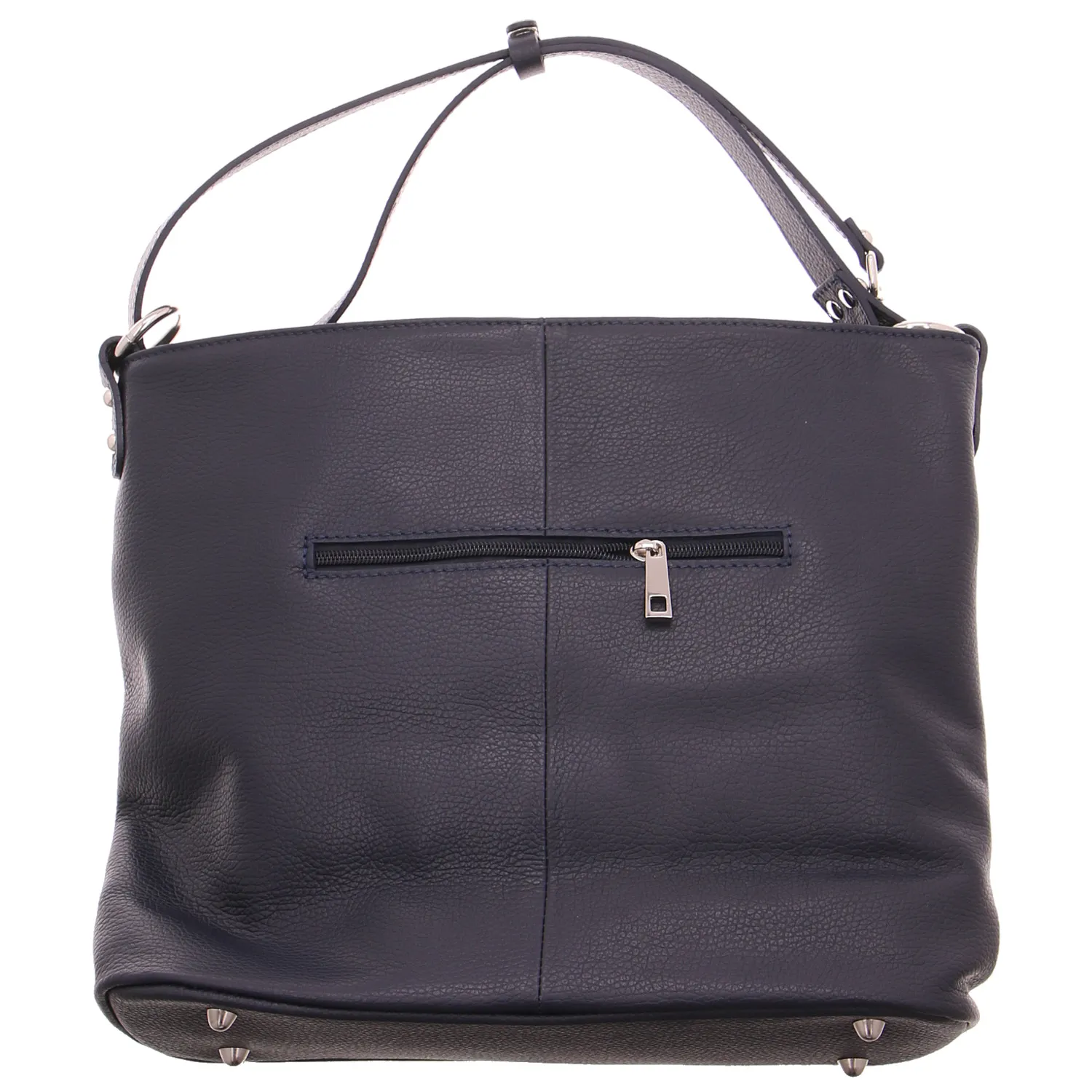 * Beuteltasche Navy Leder * Beuteltasche Navy Leder