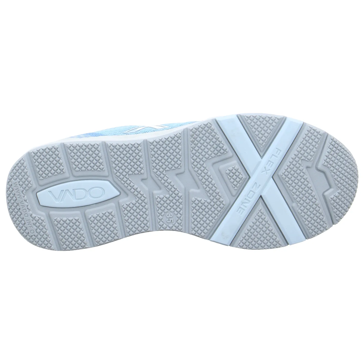 VADO Sneaker Outdoor Jugend-Halbschuh Hellblau Textil 