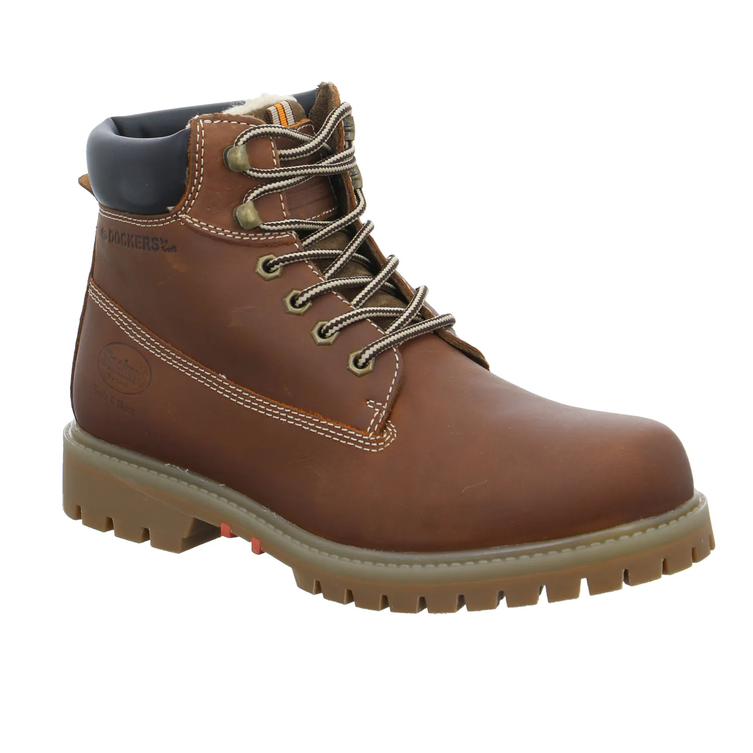 DOCKERS Winter-Boots Braun Leder 