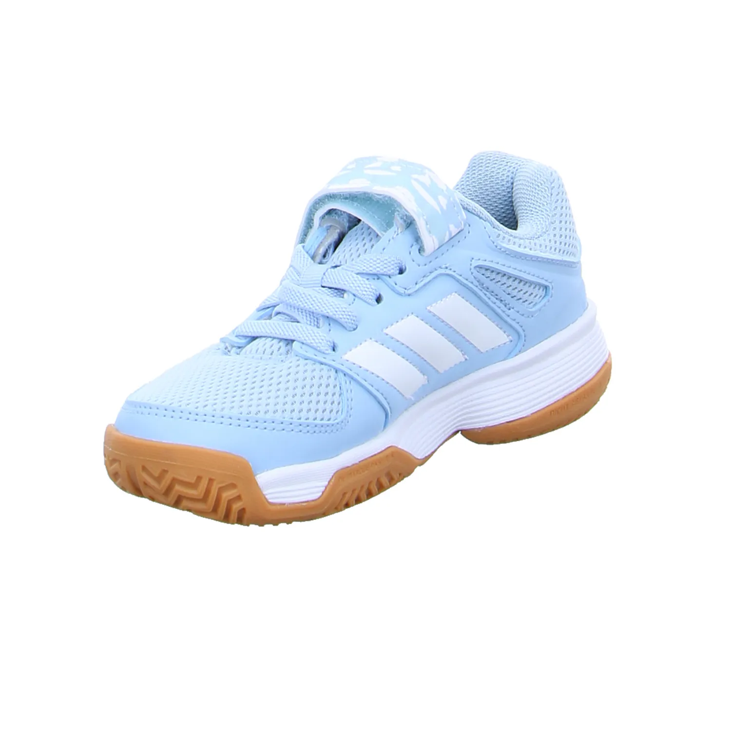 ADIDAS Kinder Indoor Hellblau Synthetik 