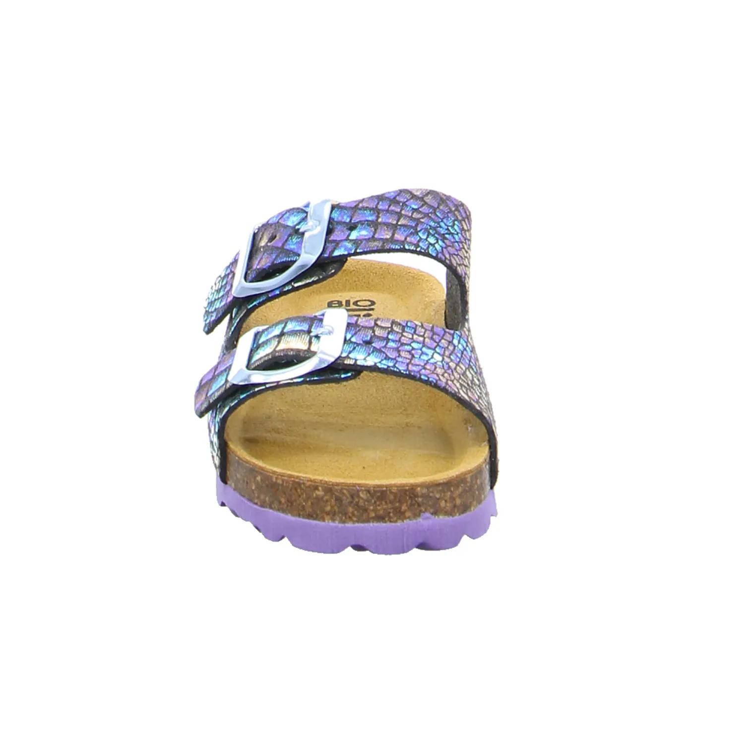 BIOLife Mädchen Kinder-Pantolette Multicolor Lederimitat BIOLife Mädchen Kinder-Pantolette Multicolor Lederimitat