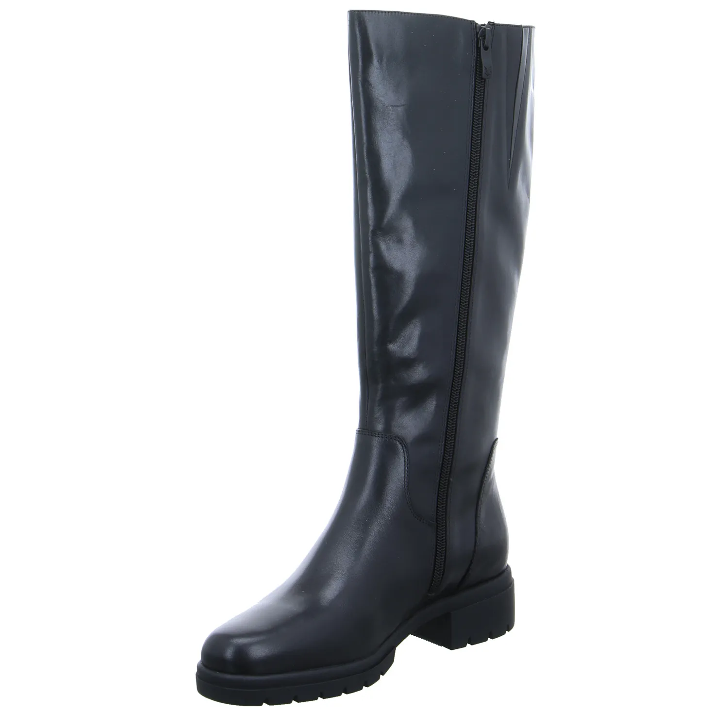 CAPRICE Comfort-Stiefel Schwarz Leder 