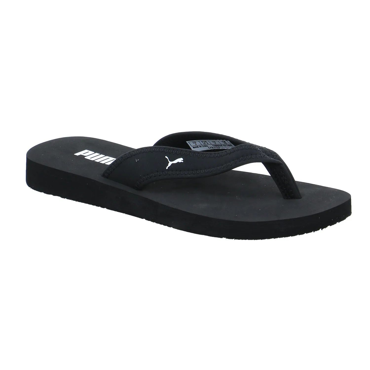 PUMA Badeschuhe unisex Schwarz Synthetik PUMA Badeschuhe unisex Schwarz Synthetik