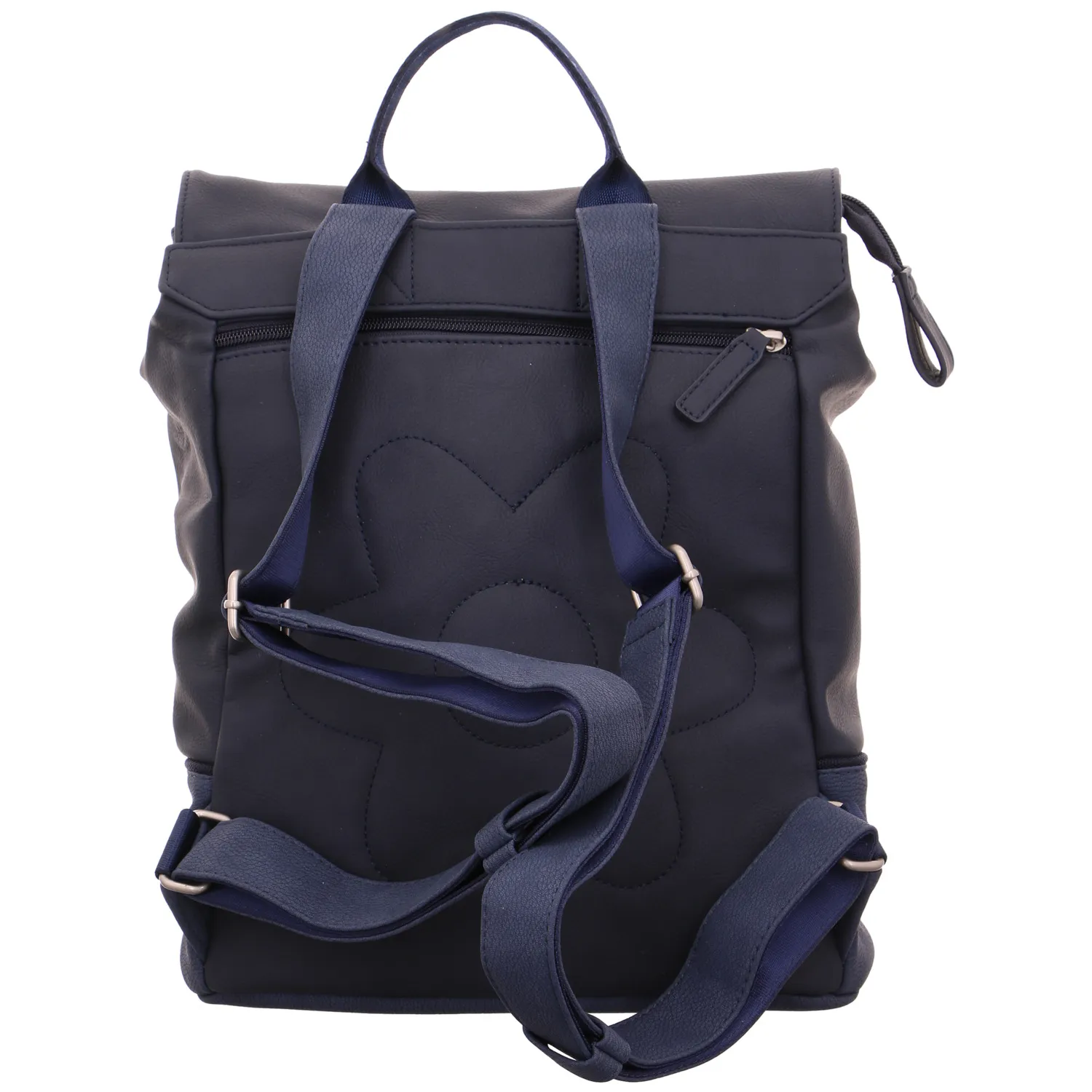 ZWEI Rucksack Blau Lederimitat ZWEI Rucksack Blau Lederimitat