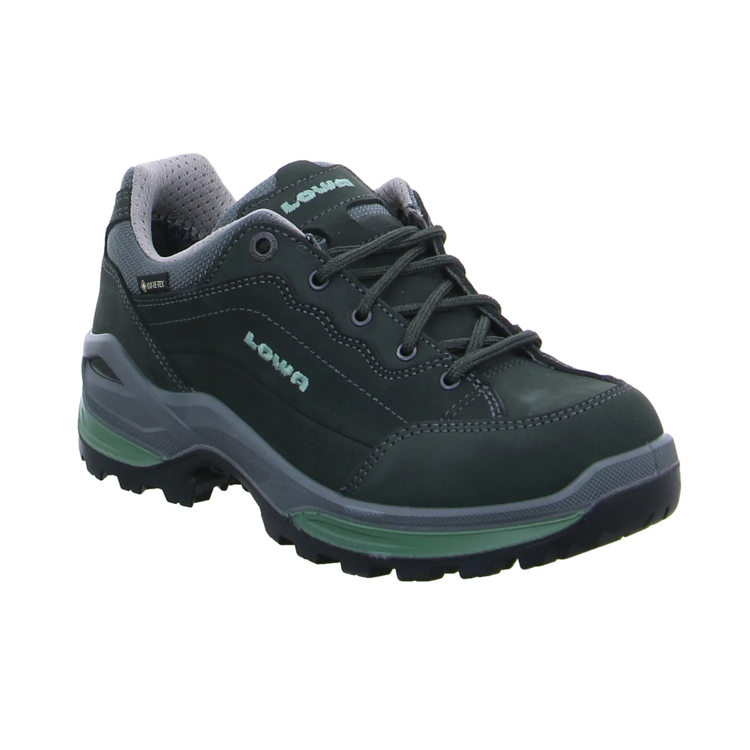 LOWA Walking / Outdoor Damen Schwarz Leder  Gore-Tex 