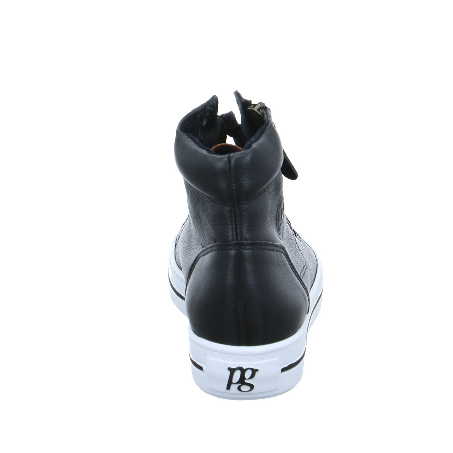PAUL GREEN Mid Cut Sneaker Schwarz Leder PAUL GREEN Mid Cut Sneaker Schwarz Leder