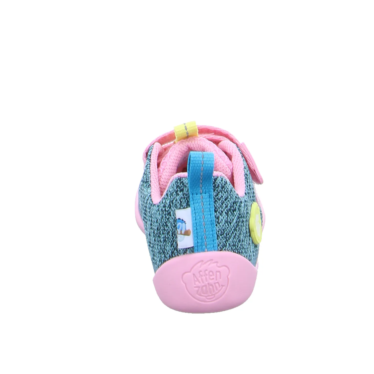 AFFENZAHN Komfortschuh Kleinkinder-Halbschuh Klett Grünblau Textil AFFENZAHN Komfortschuh Kleinkinder-Halbschuh Klett Grünblau Textil