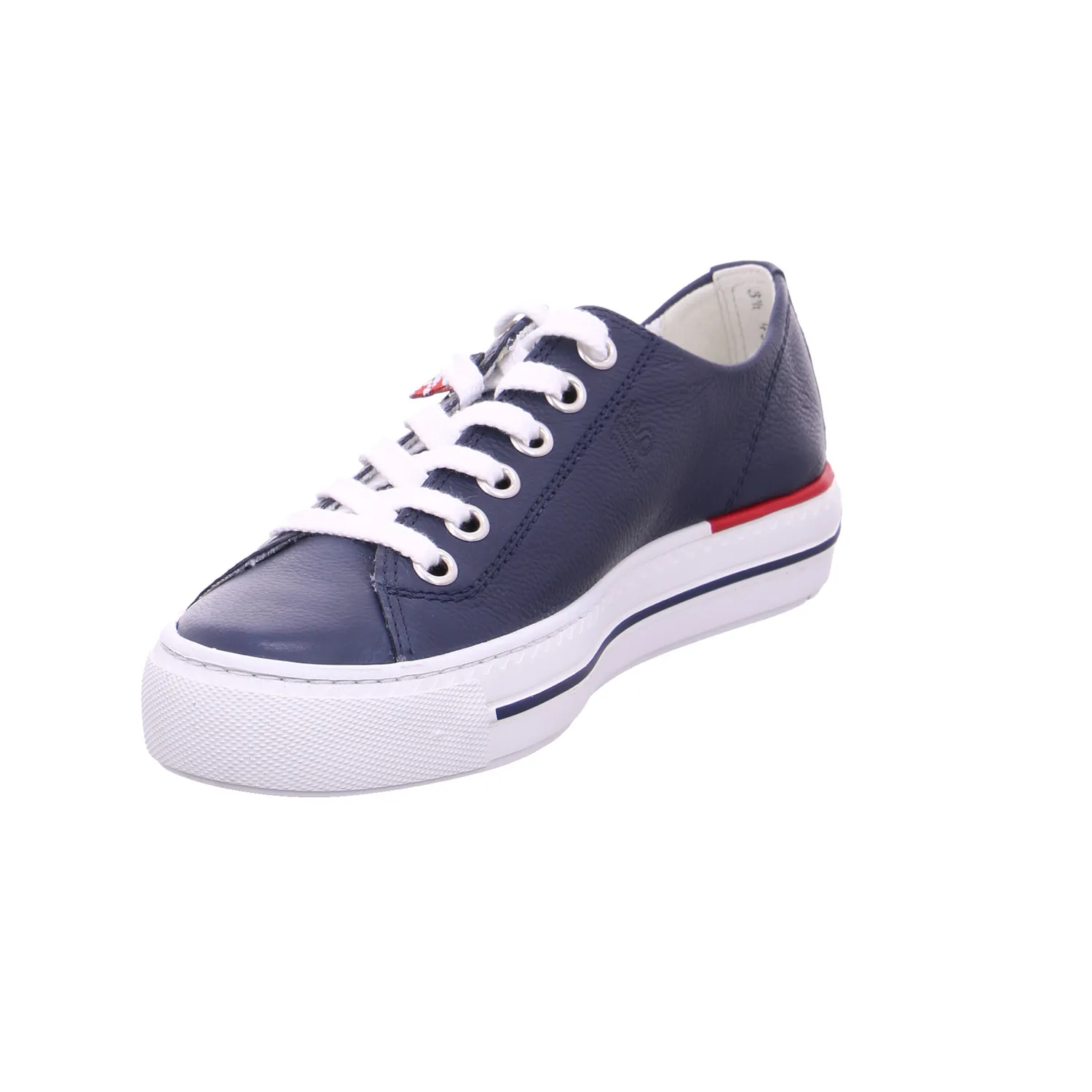 PAUL GREEN Sneaker Blau Leder 