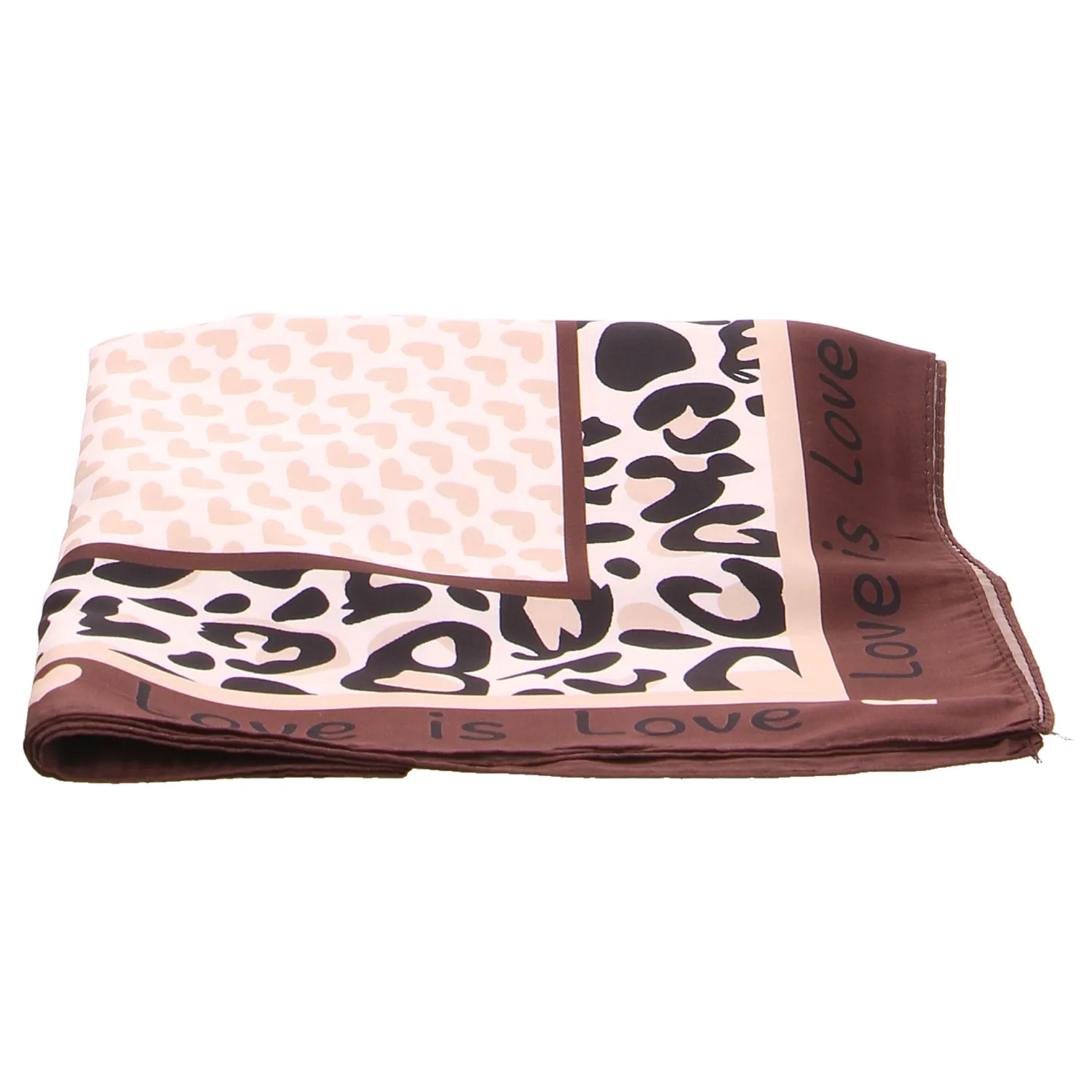 * Nikky-Tuch Quadratt mittel Schal Braun Textil * Nikky-Tuch Quadratt mittel Schal Braun Textil