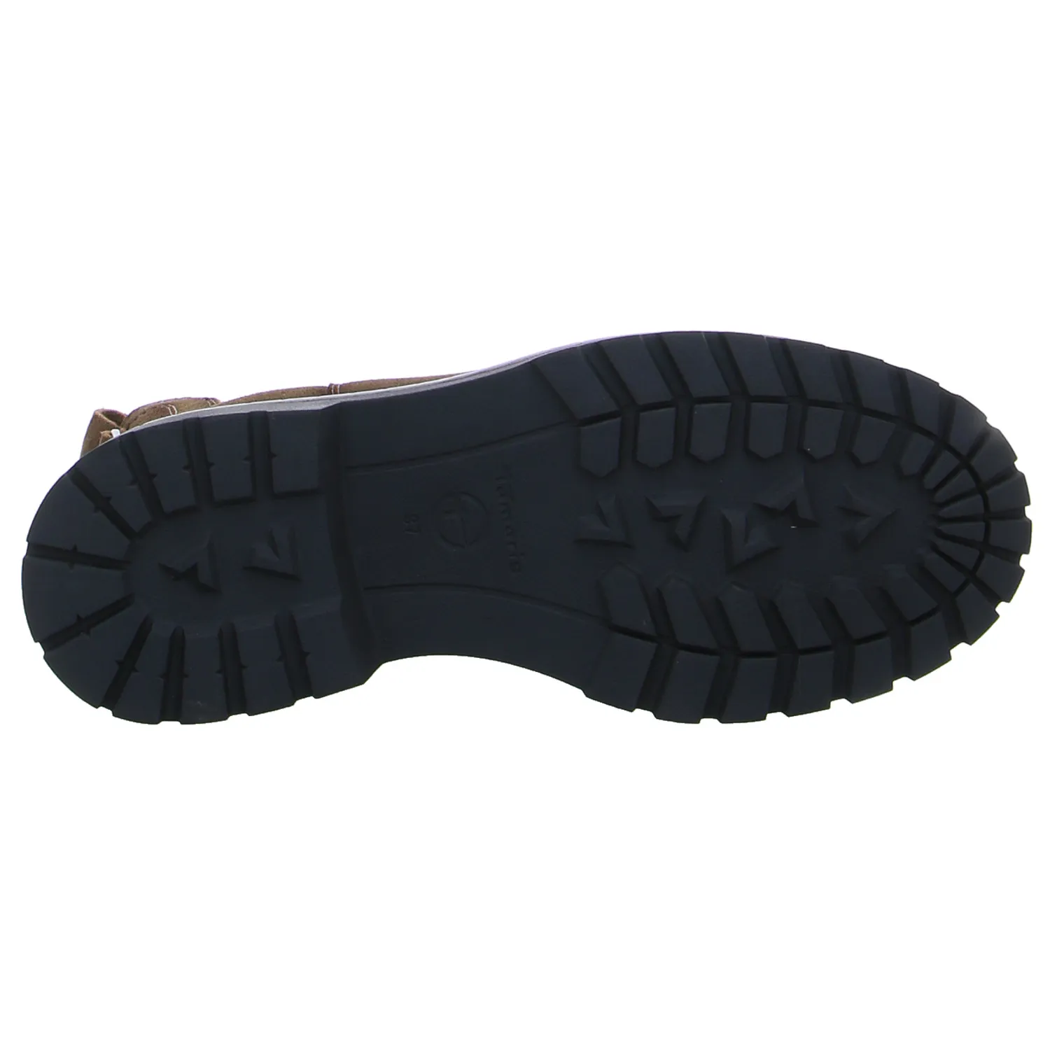 TAMARIS Boot Taupe Leder TAMARIS Boot Taupe Leder