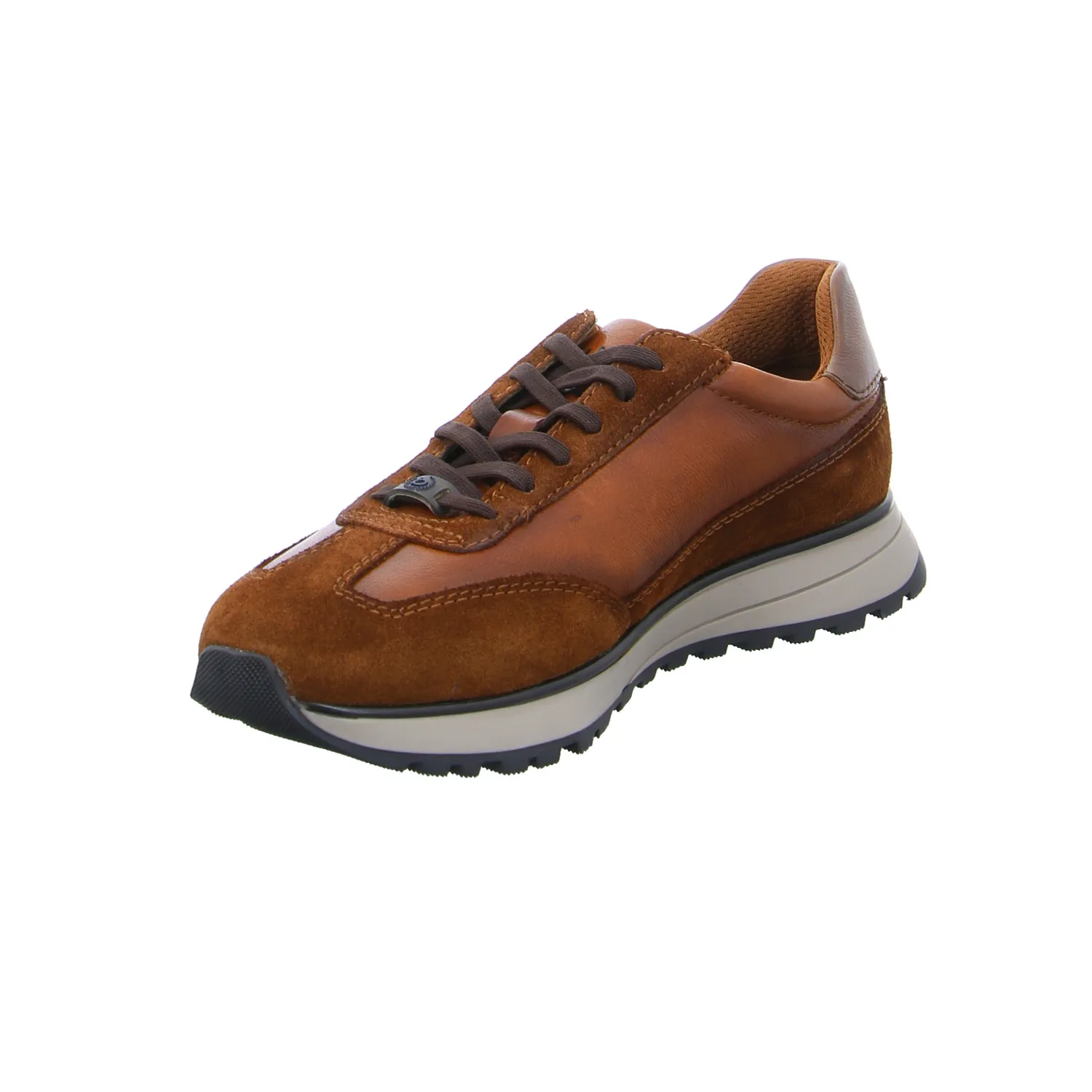 BUGATTI SHOES Halbschuhe Sneaker Cognac Leder BUGATTI SHOES Halbschuhe Sneaker Cognac Leder