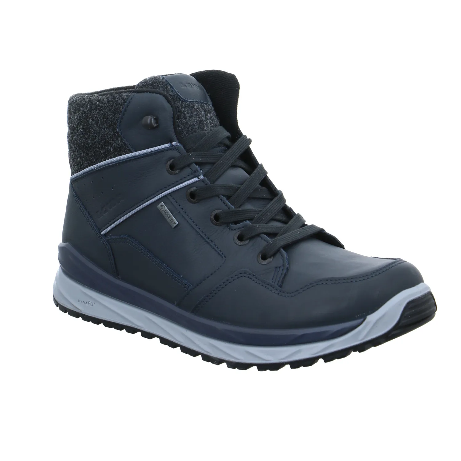 LOWA Snowboots Blau Leder LOWA Snowboots Blau Leder