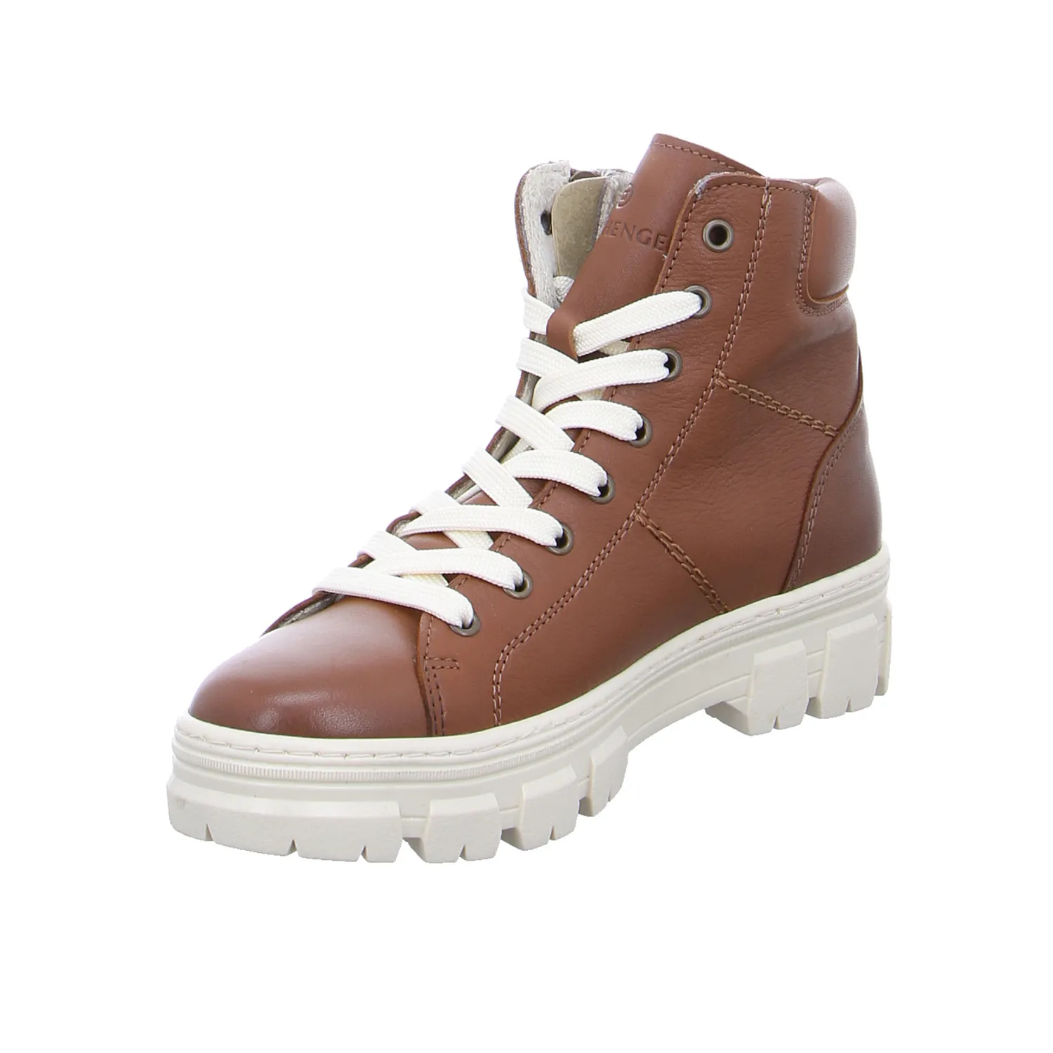 SCHUHENGEL Boot Cognac Leder SCHUHENGEL Boot Cognac Leder