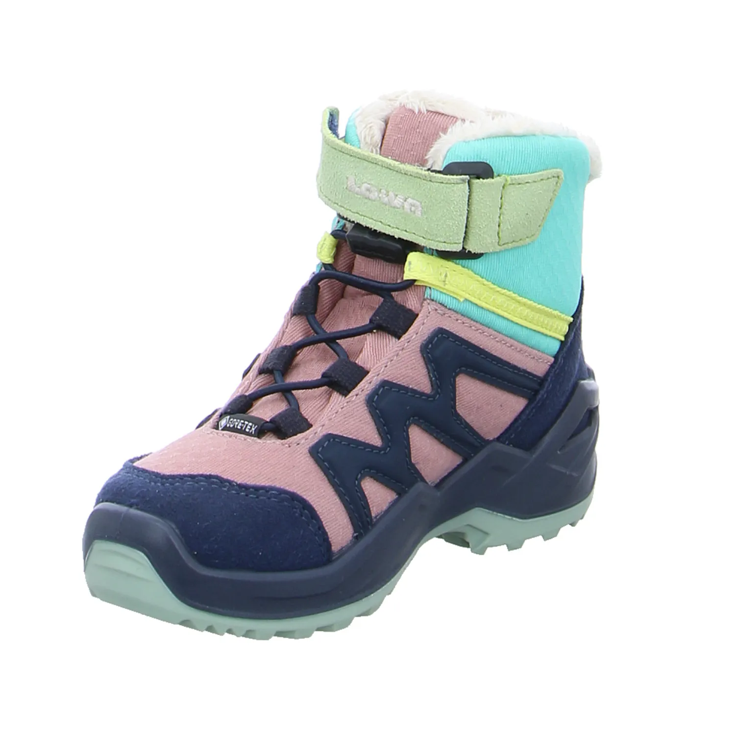 LOWA Snowboot Mädchen Kleinkinder-Snowboot Membran Blau Textil LOWA Snowboot Mädchen Kleinkinder-Snowboot Membran Blau Textil