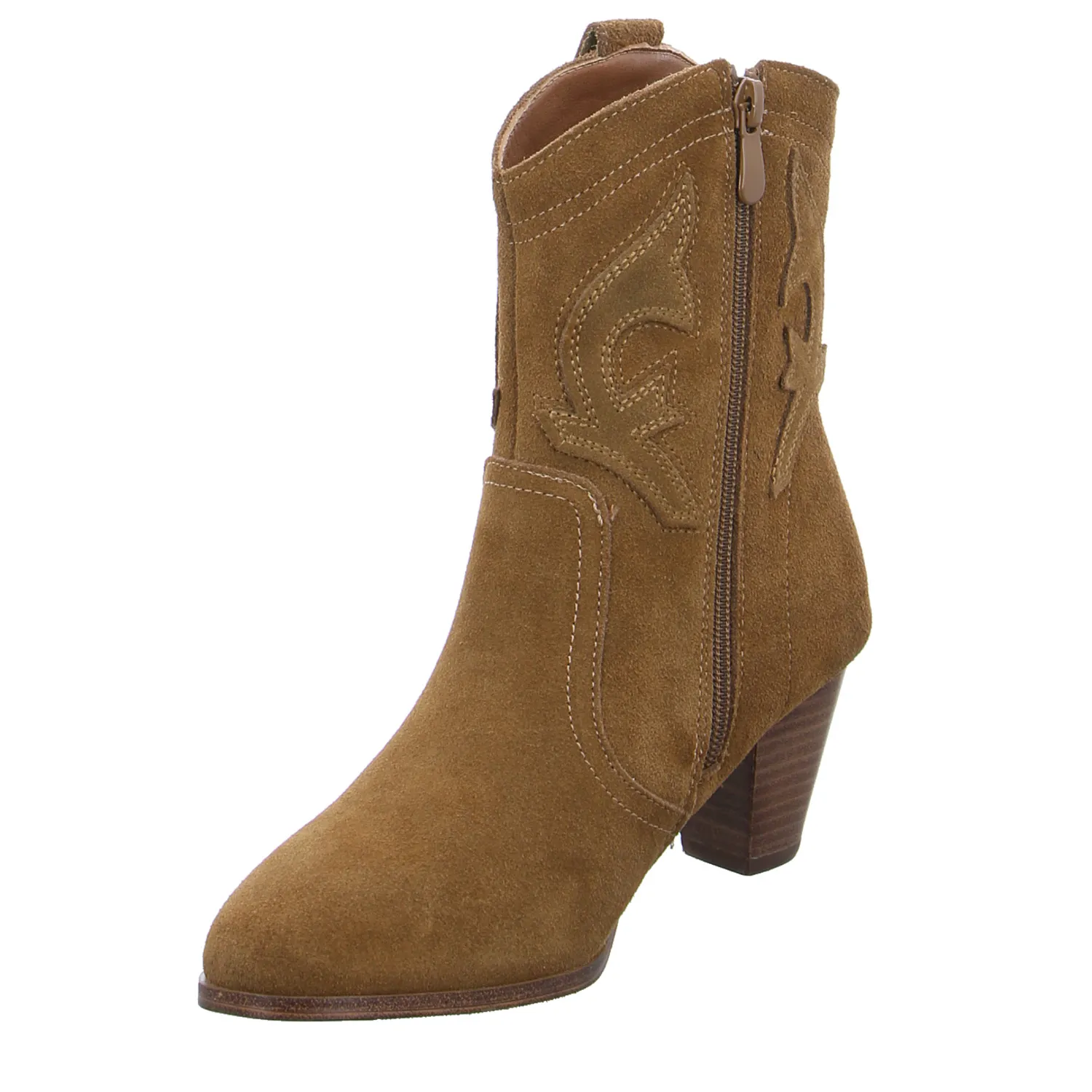 LA STRADA Stiefelette Cognac Leder LA STRADA Stiefelette Cognac Leder