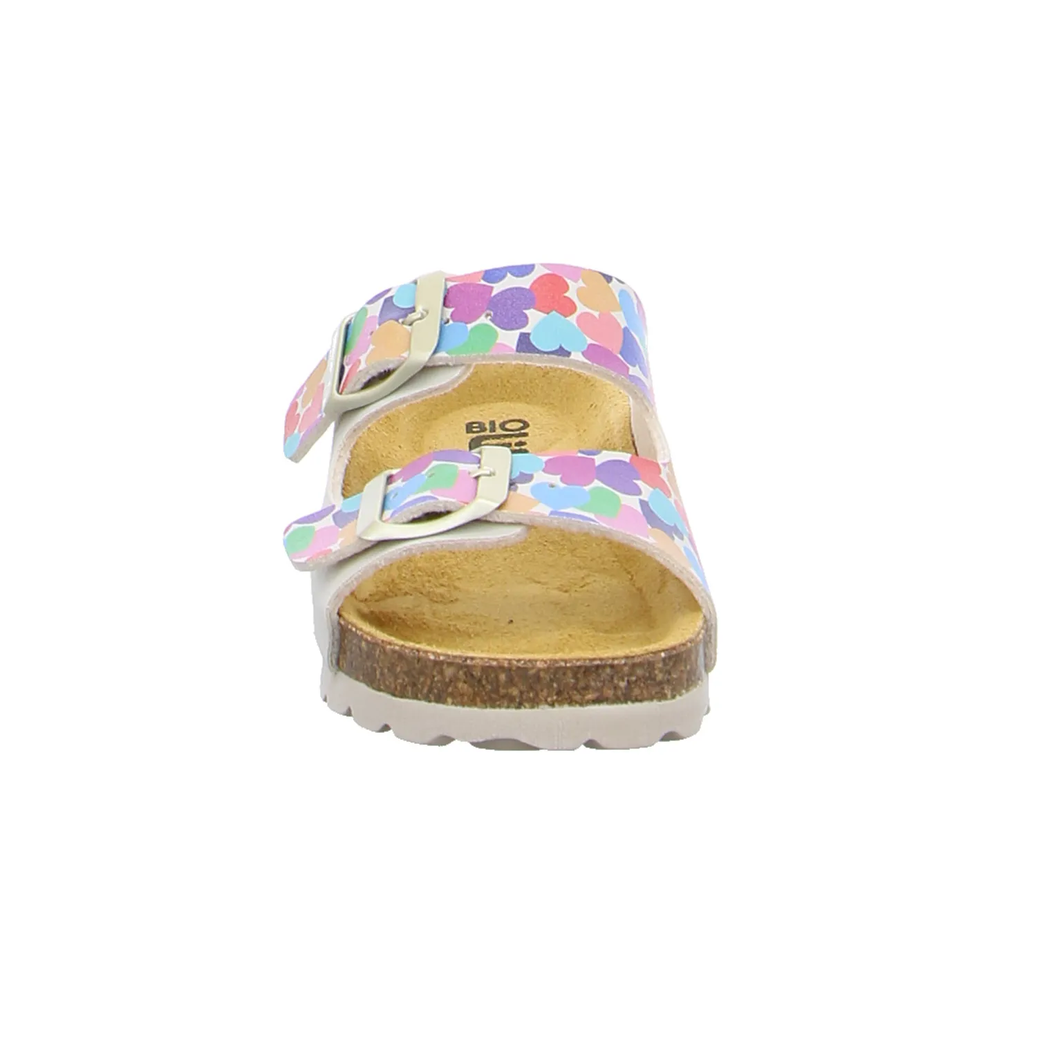 BIOLife Mädchen Kinder-Pantolette Multicolor Lederimitat BIOLife Mädchen Kinder-Pantolette Multicolor Lederimitat