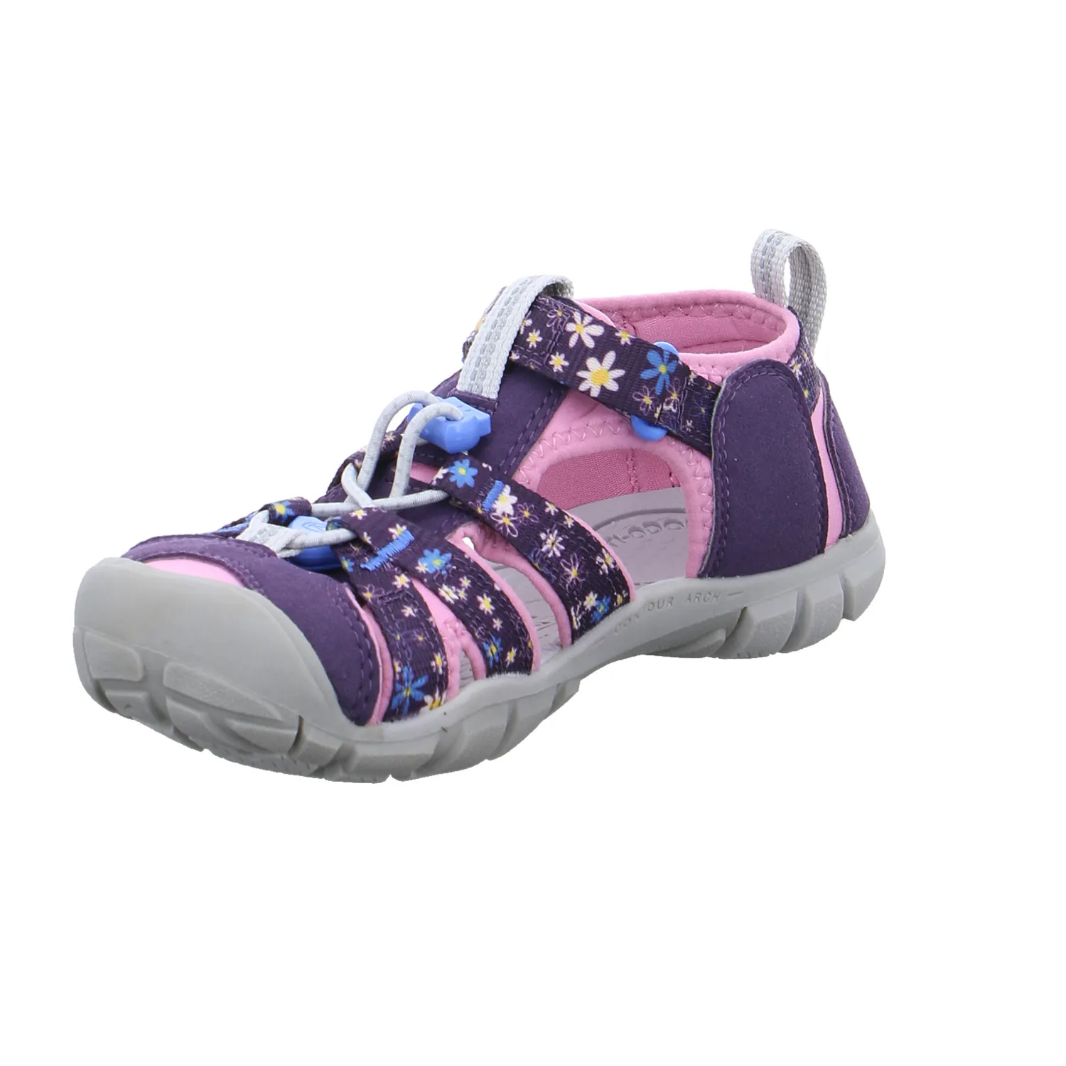 KEEN Mit Zehenschutz Mädchen-Sandale Violette Textil KEEN Mit Zehenschutz Mädchen-Sandale Violette Textil