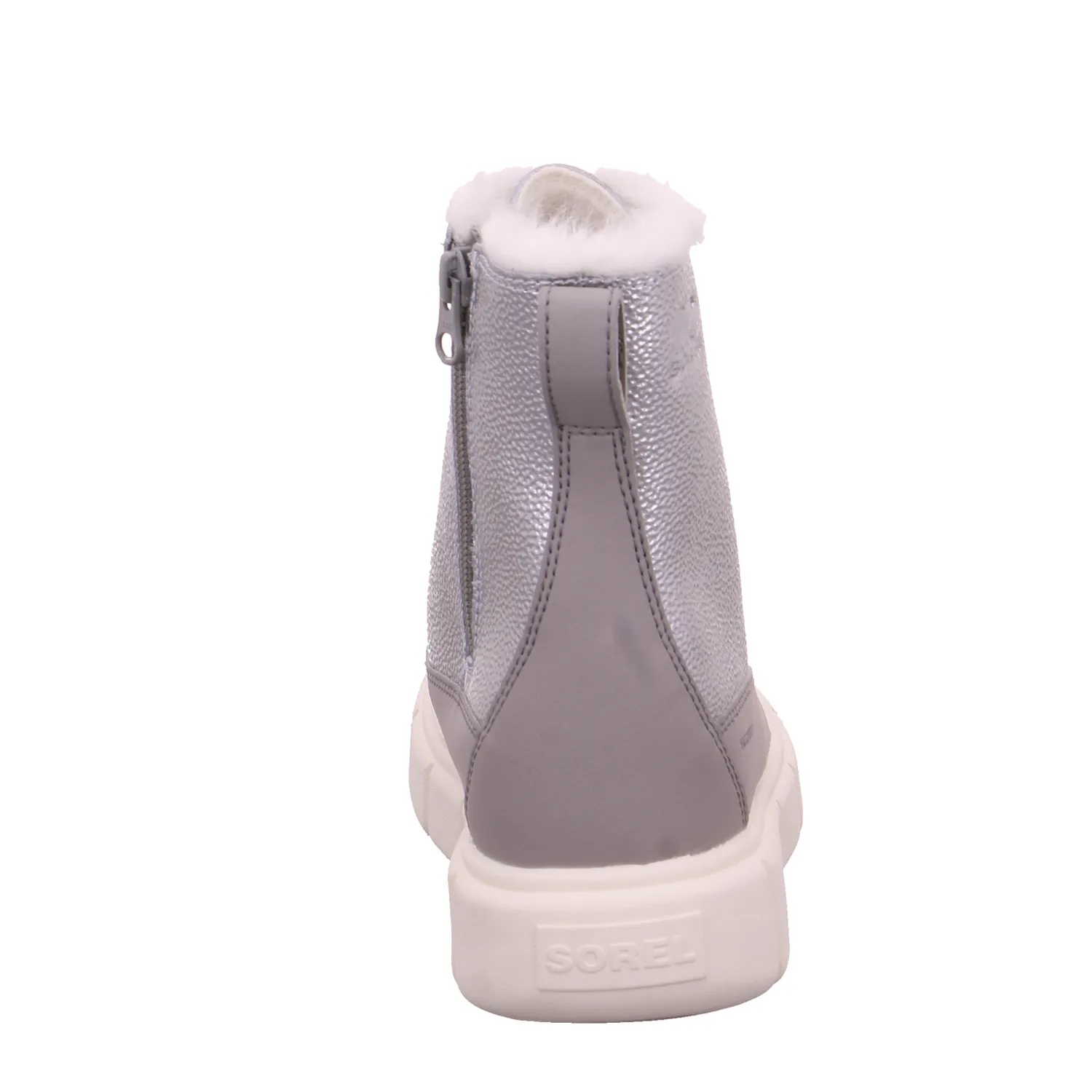SOREL Schneestiefel Mädchen-Winter-Bottine Silber Leder SOREL Schneestiefel Mädchen-Winter-Bottine Silber Leder