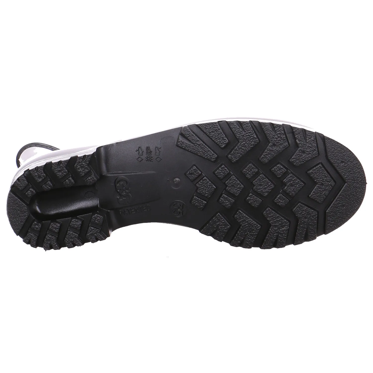 * PVC nero Damen-Gummistiefel Schwarz Synthetik * PVC nero Damen-Gummistiefel Schwarz Synthetik