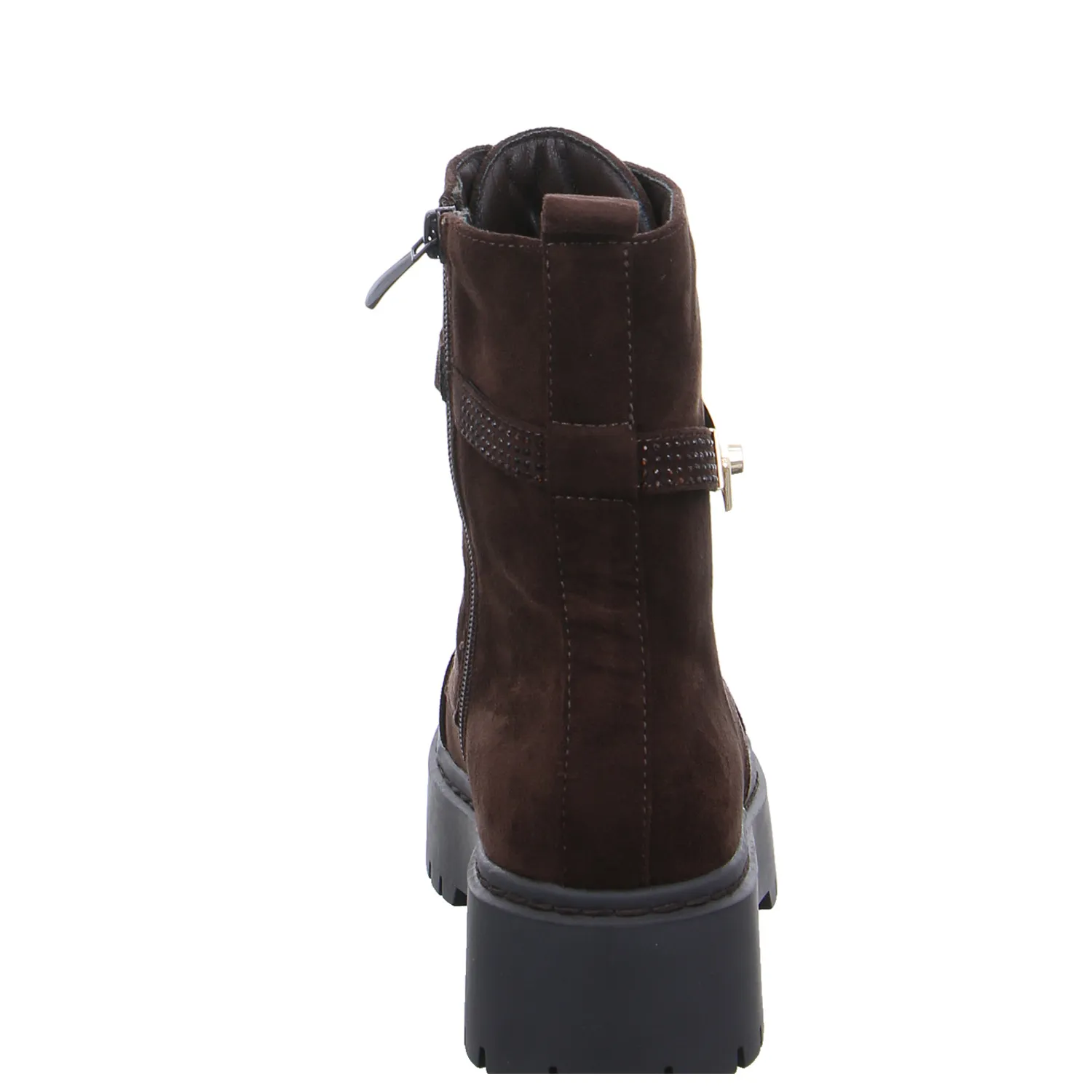 LA STRADA Boot Braun Lederimitat LA STRADA Boot Braun Lederimitat