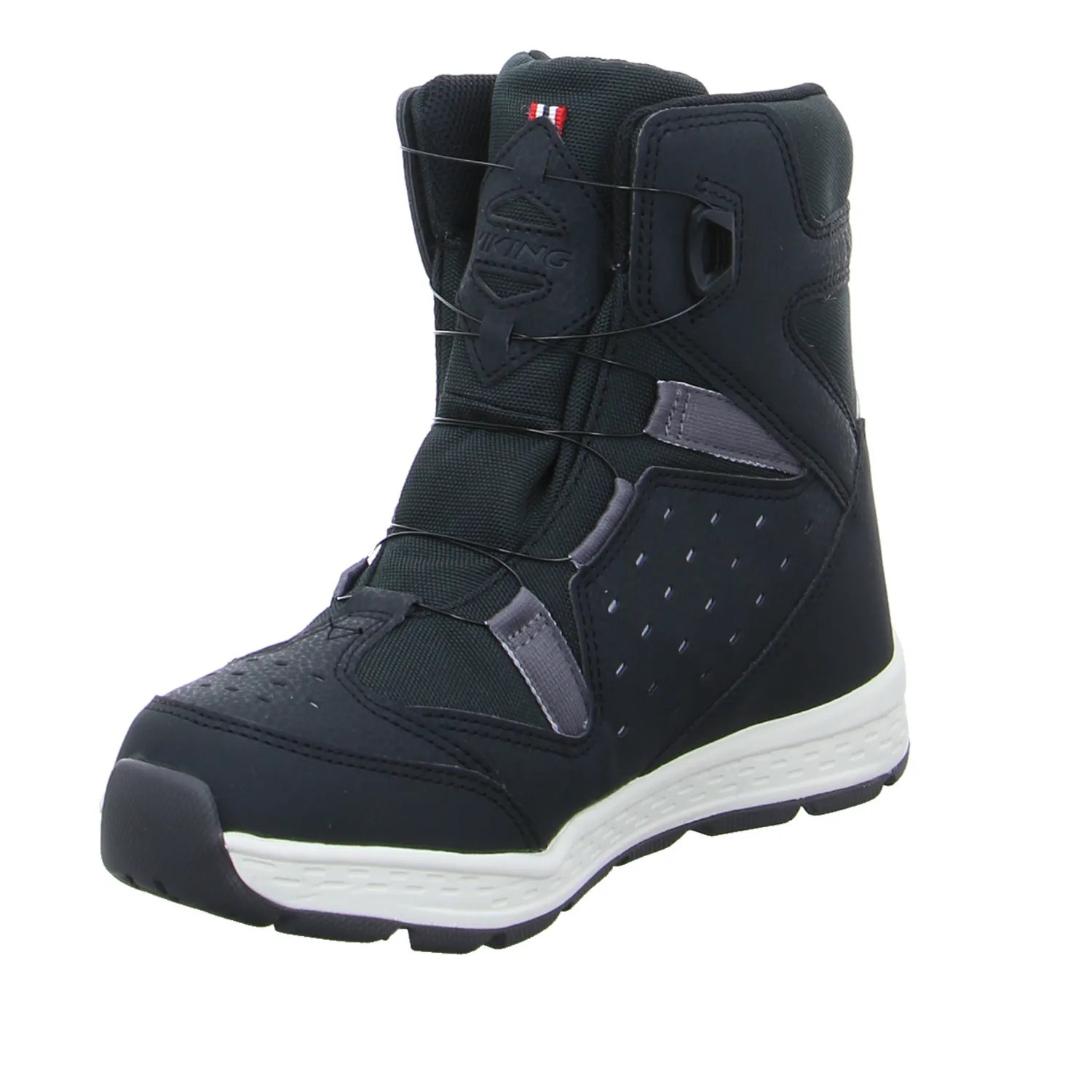 VIKING Unisex Schneestiefel Jungen- Snowboot Membran Schwarz Textil VIKING Unisex Schneestiefel Jungen- Snowboot Membran Schwarz Textil