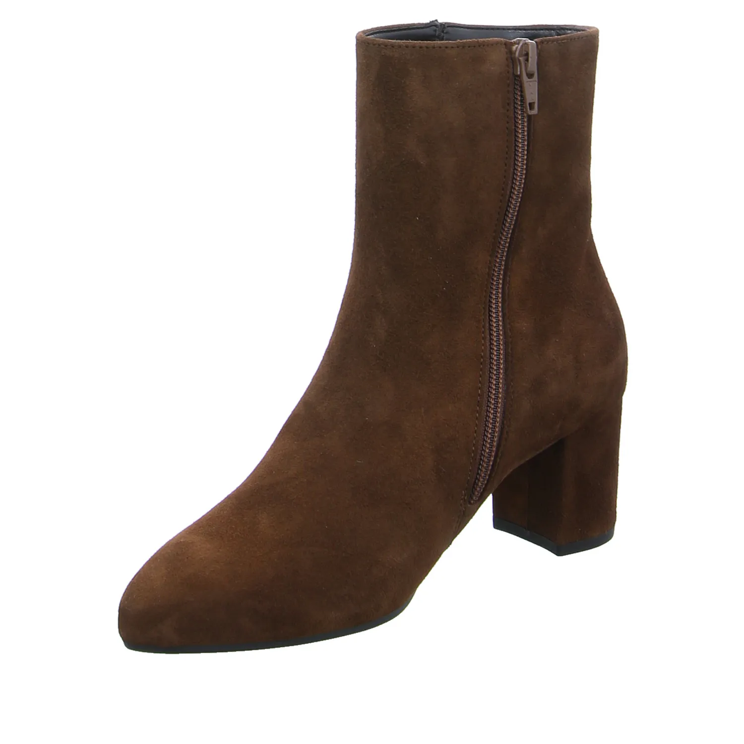 GABOR Stiefelette Mittelbraun Leder 