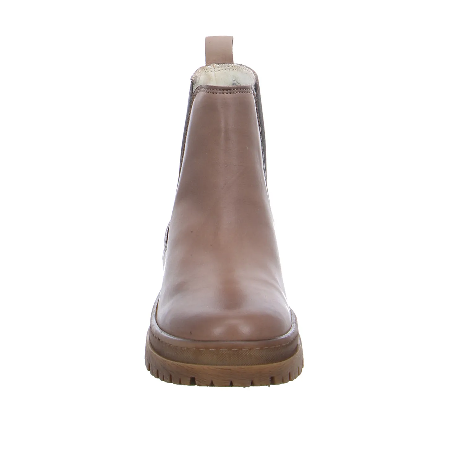 SCHUHENGEL Boot Beige Leder SCHUHENGEL Boot Beige Leder