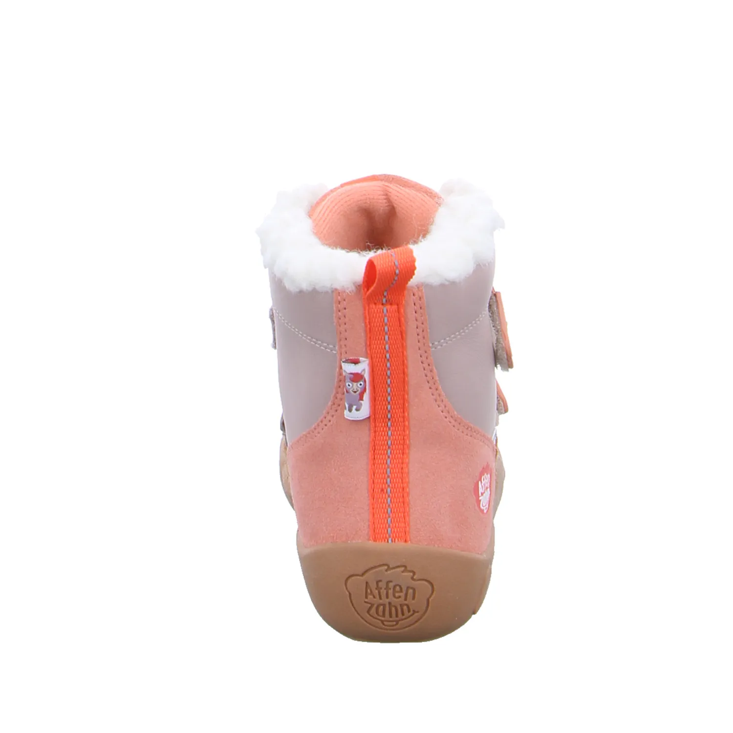 AFFENZAHN Affenzahn Kleinkinder-Snowboot  Membran Beige Leder 