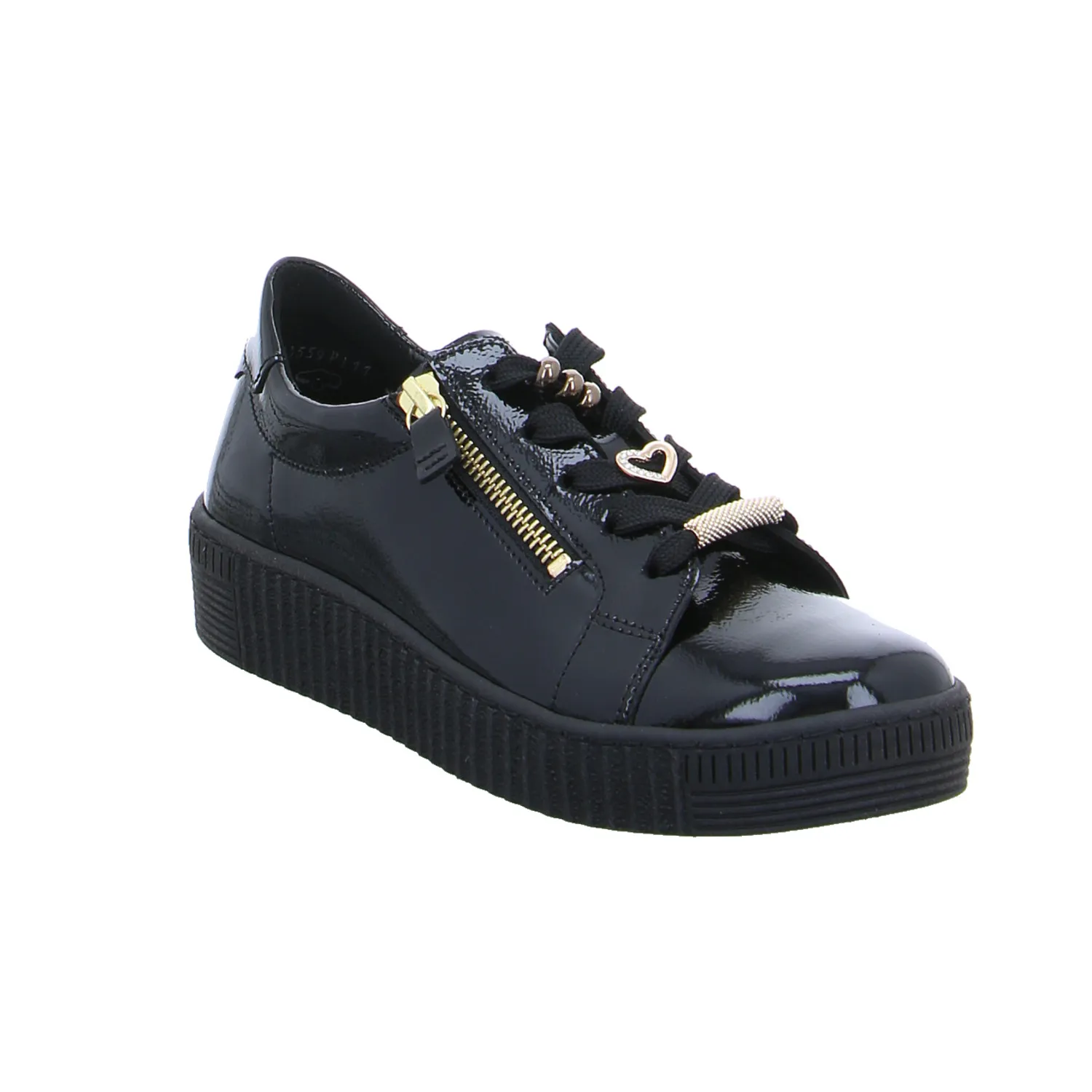 GABOR Sneaker Schwarz Leder 