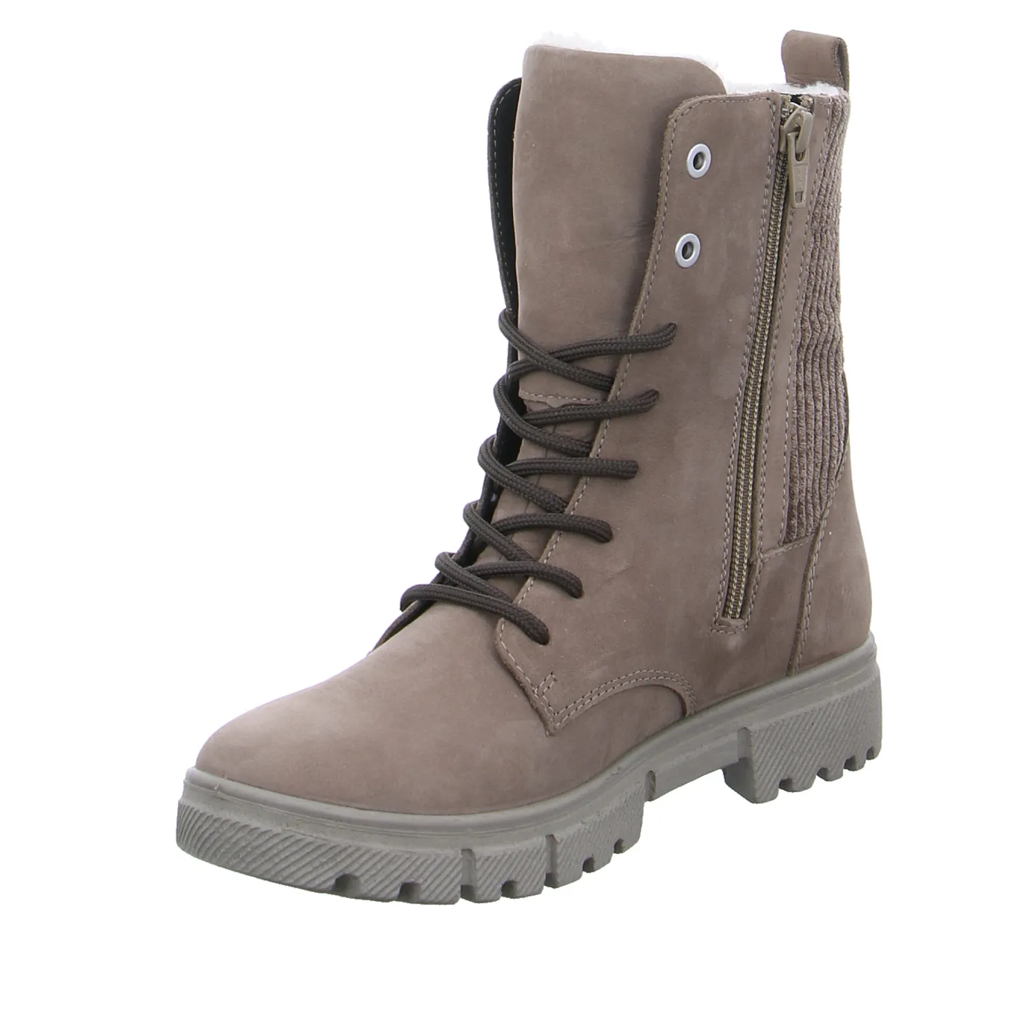 RICOSTA Ricosa Boots Mädchen-Winter-Bottine Beige Leder RICOSTA Ricosa Boots Mädchen-Winter-Bottine Beige Leder