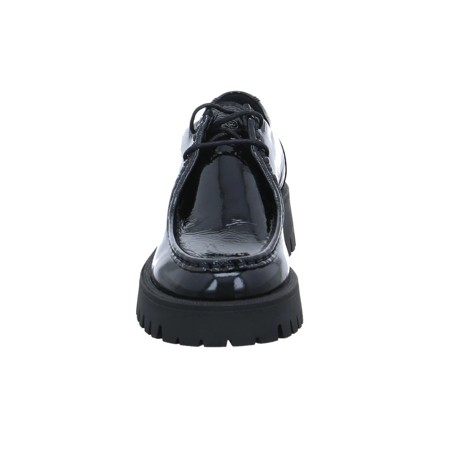 SCHUHENGEL Schnürschuh Schwarz Leder SCHUHENGEL Schnürschuh Schwarz Leder
