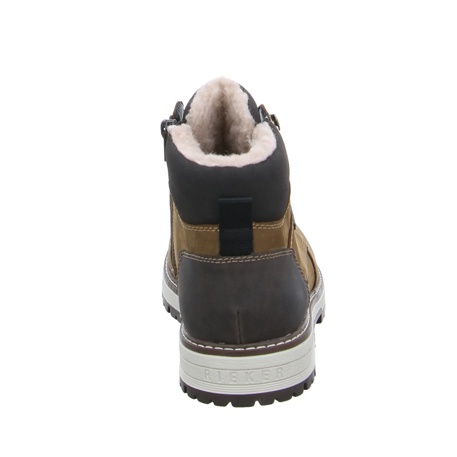RIEKER Winter-Boots Braun Leder 