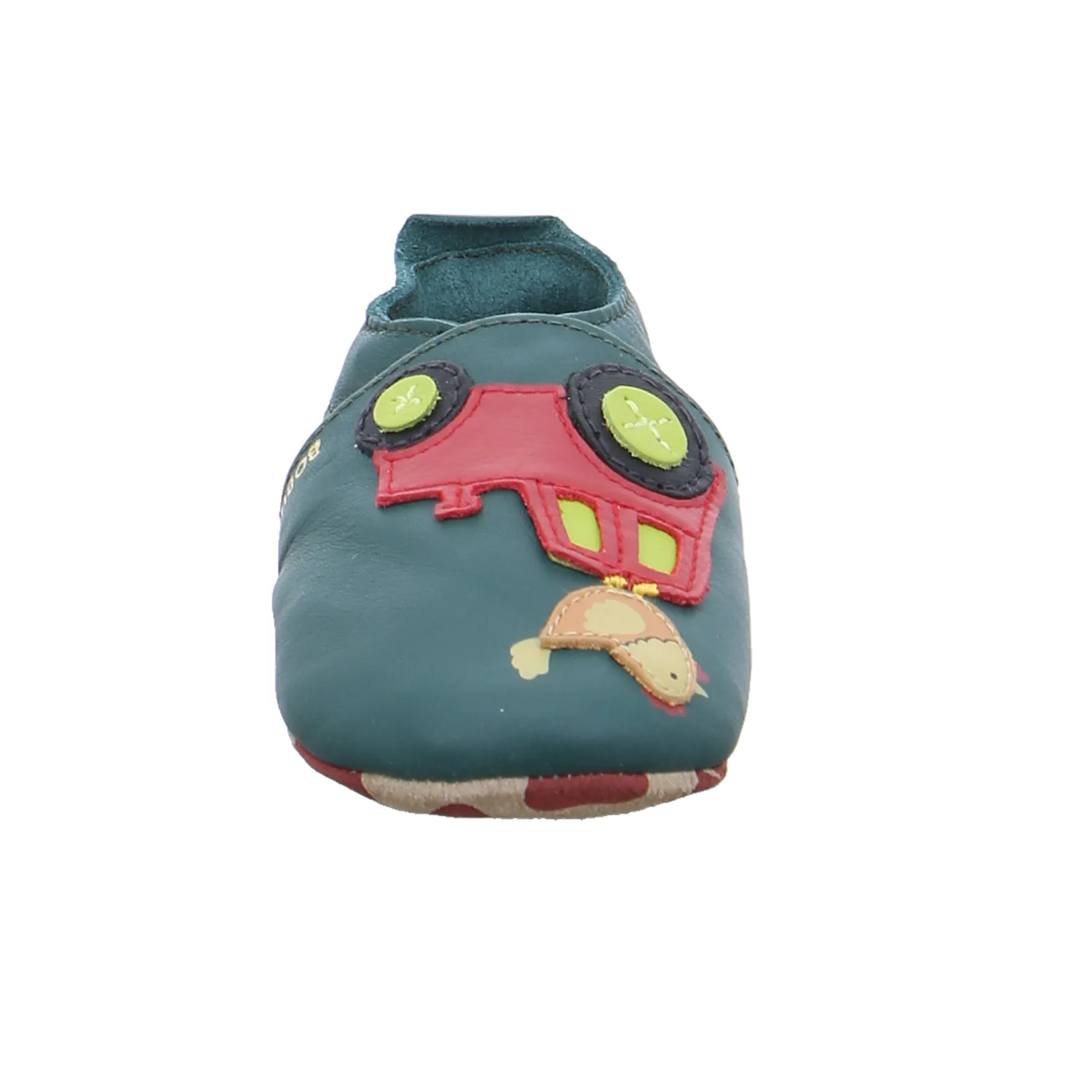 BOBUX Krabbelschuh Grün Leder BOBUX Krabbelschuh Grün Leder