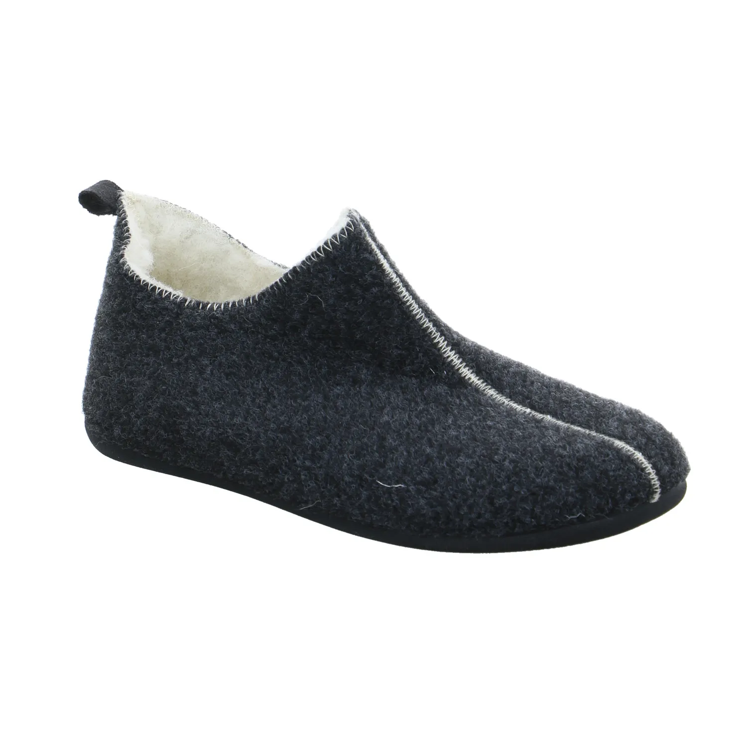VAN DER LAAN Winter-Hausschuhe Grau Textil VAN DER LAAN Winter-Hausschuhe Grau Textil