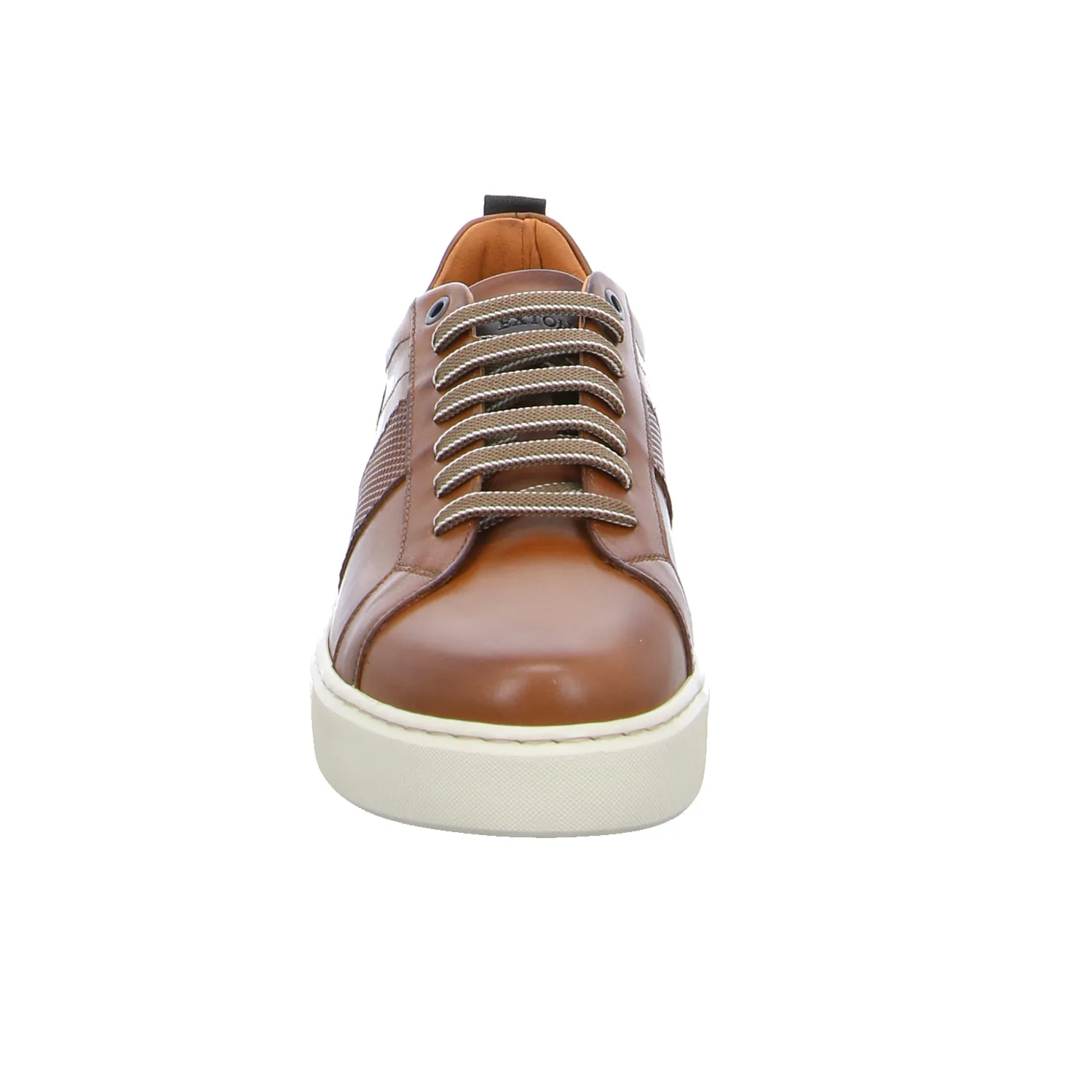 EXTON Halbschuhe Sneaker Cognac Leder EXTON Halbschuhe Sneaker Cognac Leder
