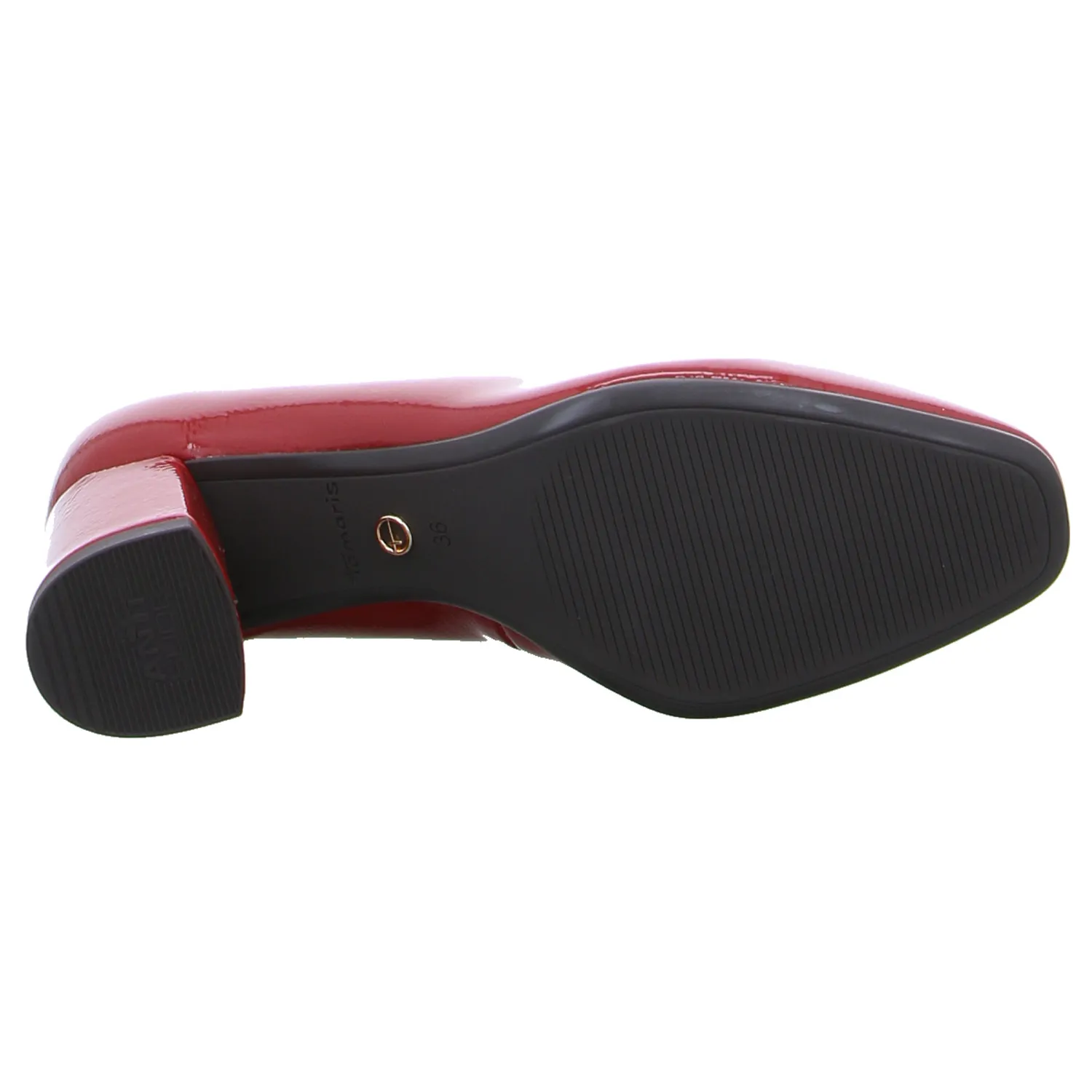 TAMARIS Pumps Rot Lederimitat 