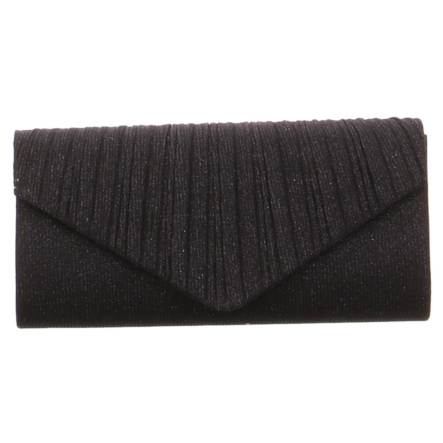 * Clutch / Abendtasche Schwarz Textil 