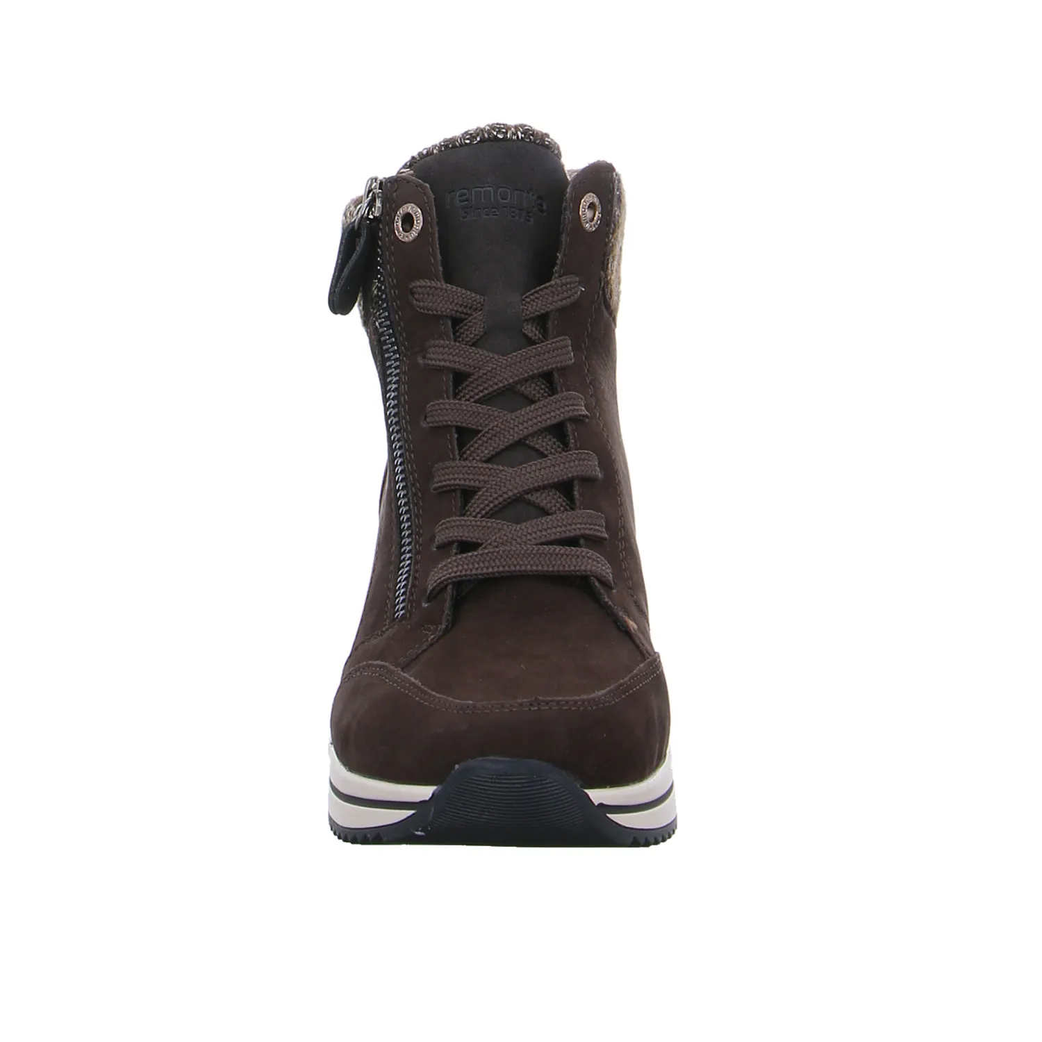 REMONTE Comfort-Mid Cut Sneaker Braun Leder REMONTE Comfort-Mid Cut Sneaker Braun Leder