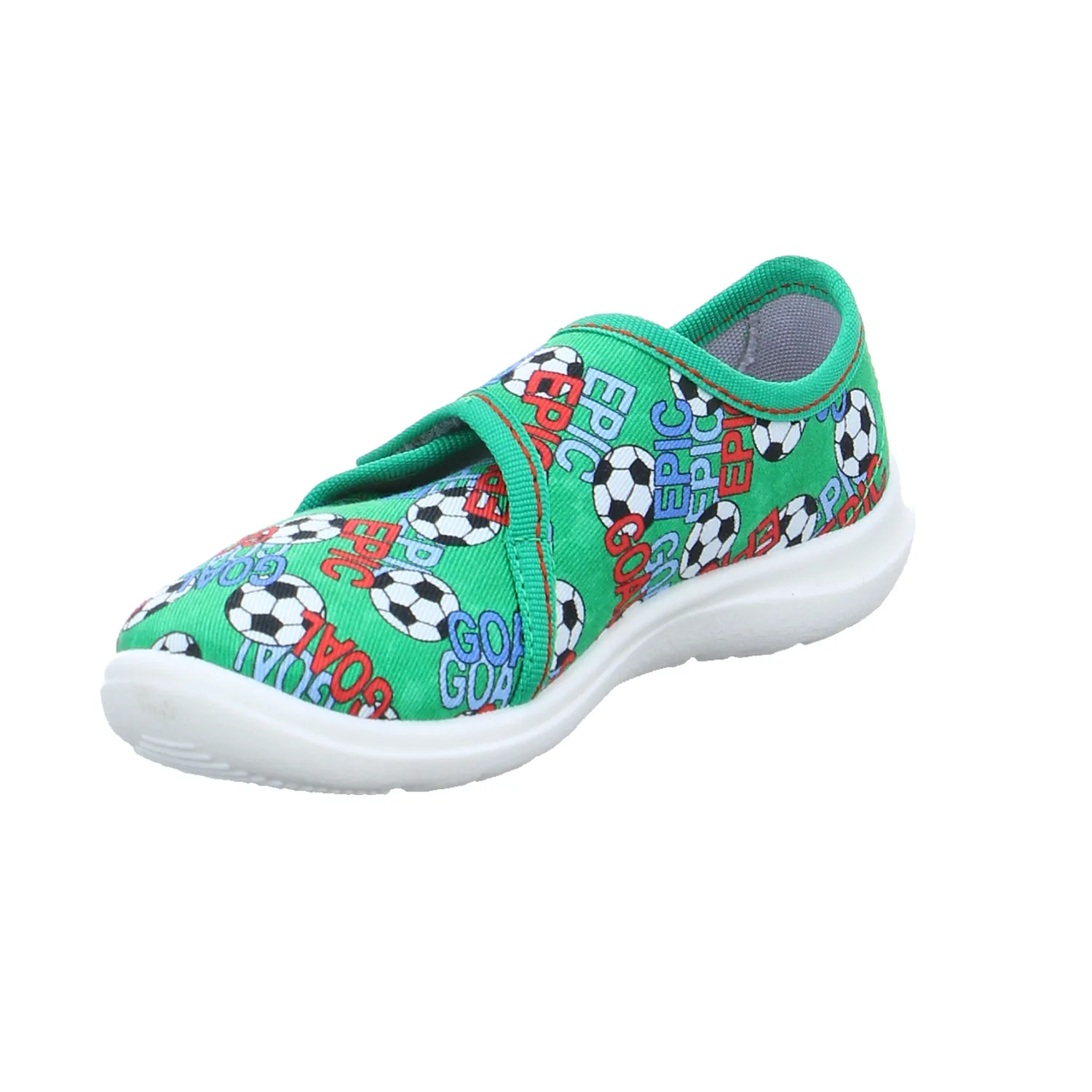 BECK Unisex Kinder-Hausschuh Grün Textil 