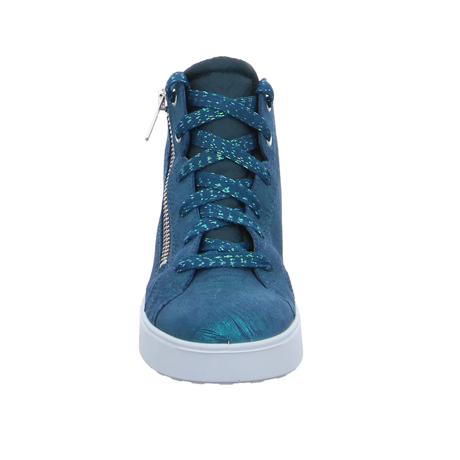SUPERFIT Sneaker high Kleinkinder-Halbschuh Binder Petrol Leder SUPERFIT Sneaker high Kleinkinder-Halbschuh Binder Petrol Leder