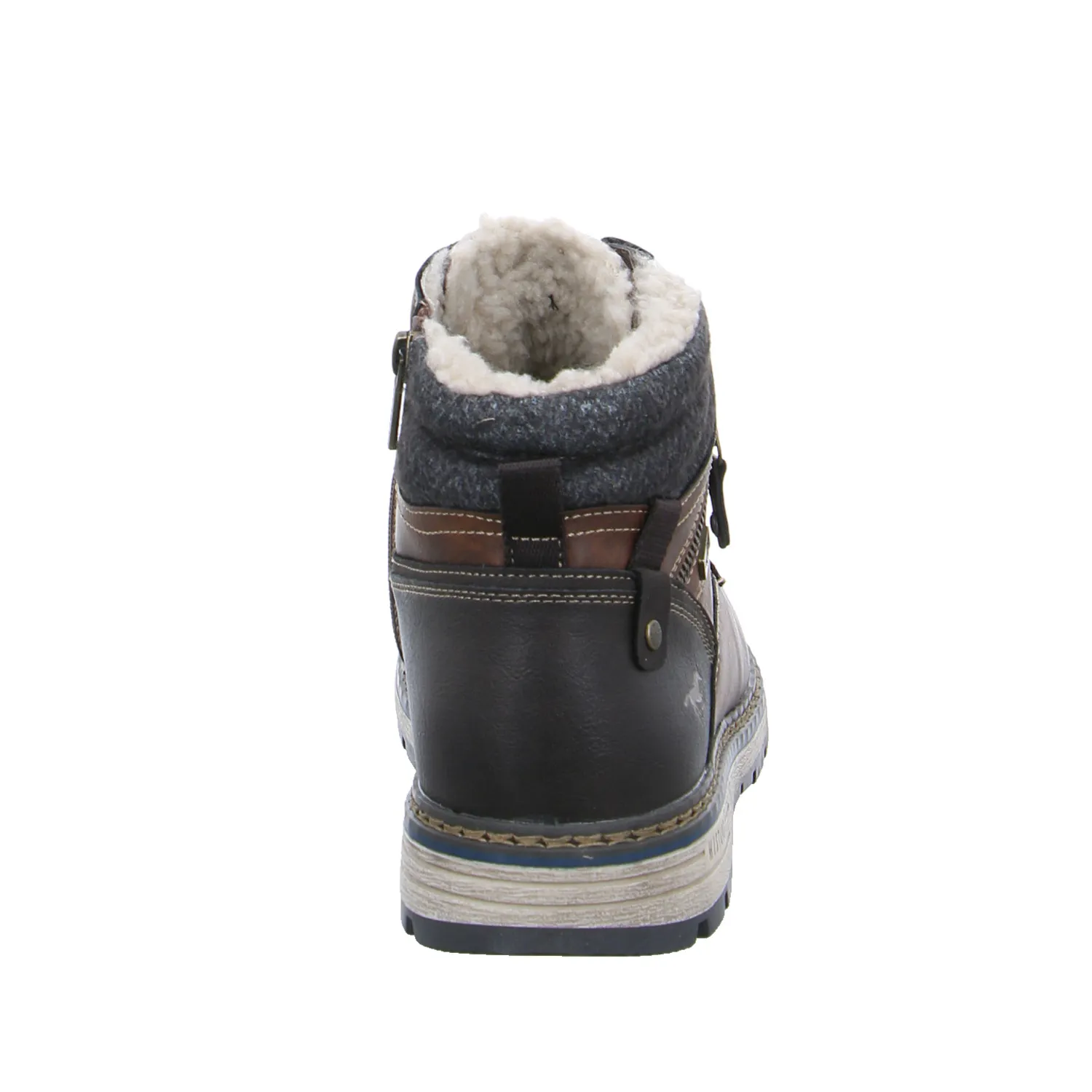 MUSTANG Winter-Boots Cognac Lederimitat 