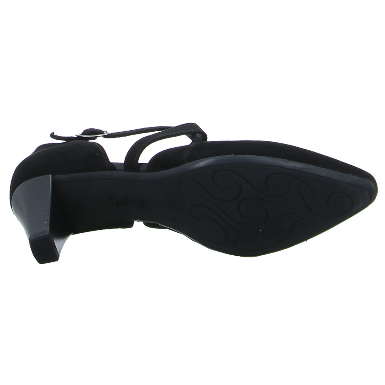 GABOR Pumps Schwarz Leder 