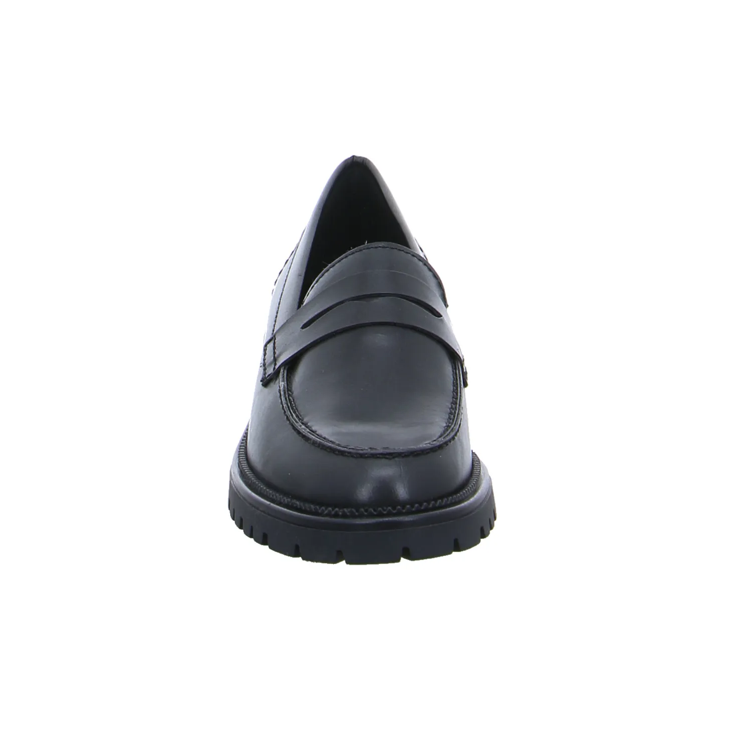 TAMARIS Slipper Schwarz Leder TAMARIS Slipper Schwarz Leder