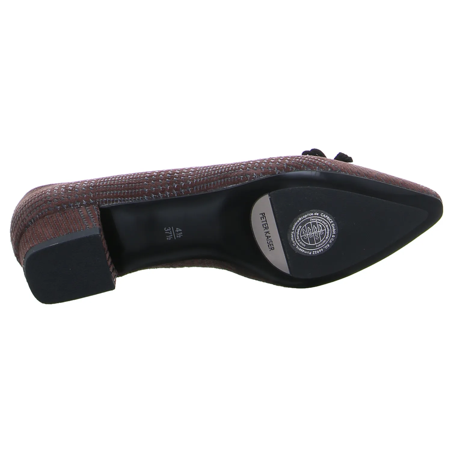 PETER KAISER Pumps Braun Leder 