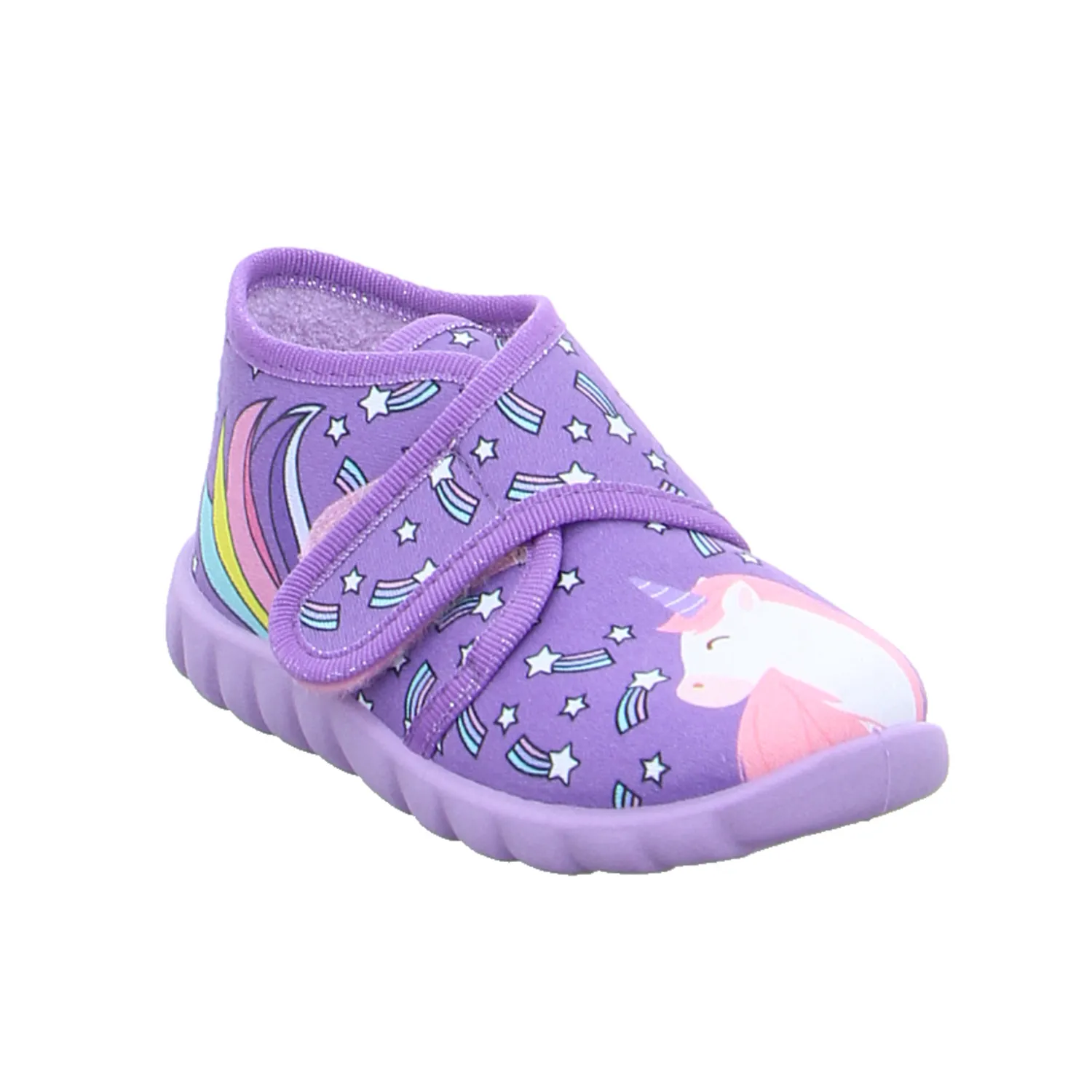 FISCHER Mädchen Baby-Hausschuh Violette Textil FISCHER Mädchen Baby-Hausschuh Violette Textil