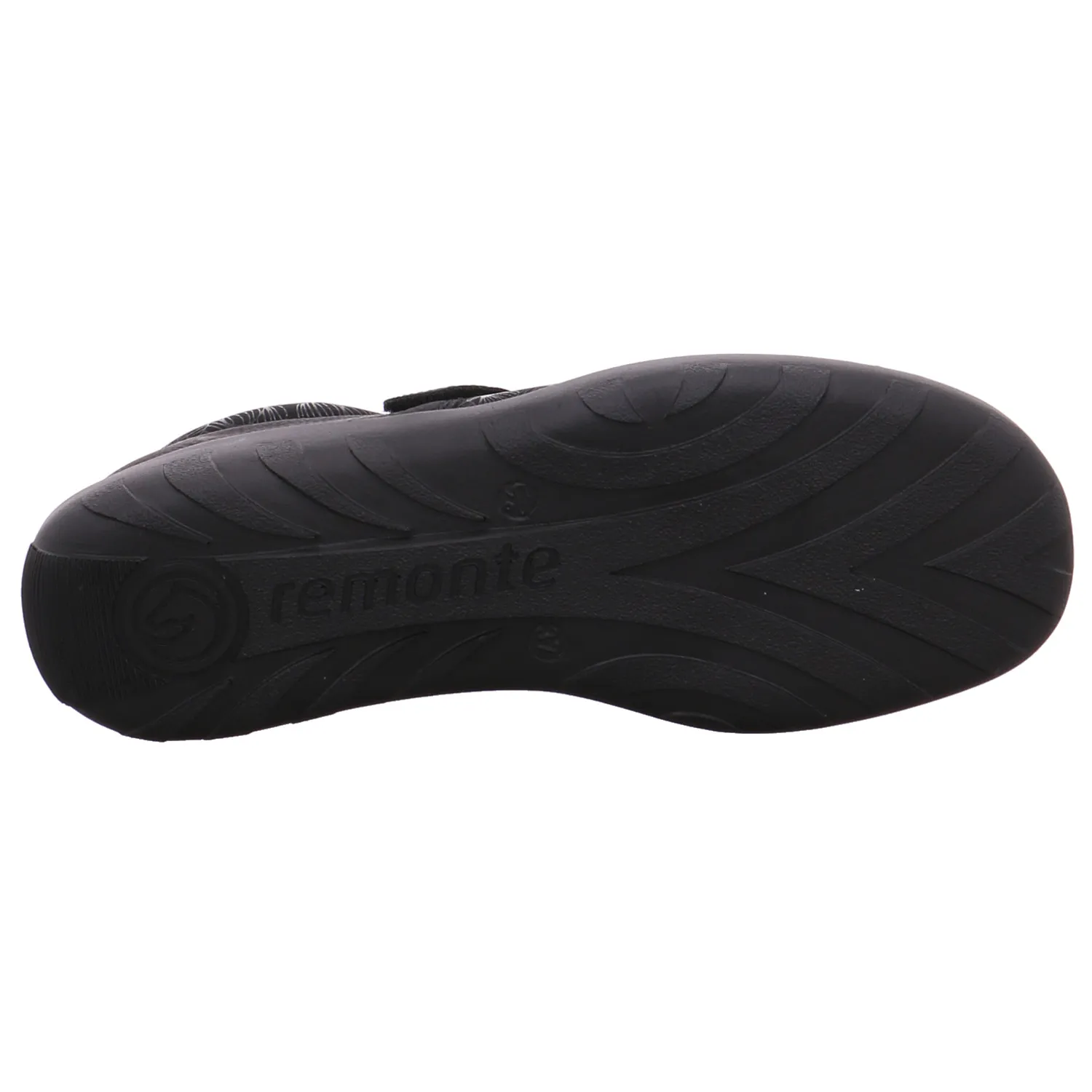 REMONTE mit Wechselfussbett Ballerina Schwarz Lederimitat REMONTE mit Wechselfussbett Ballerina Schwarz Lederimitat