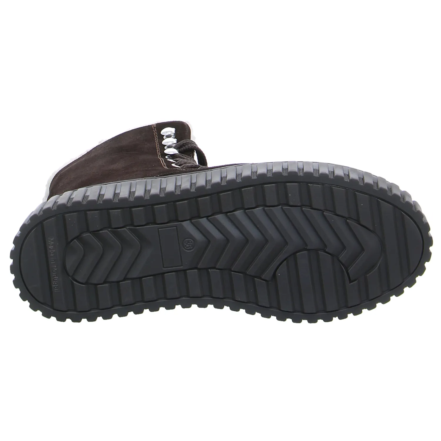 SCHUHENGEL Boot Dunkelbraun Leder 