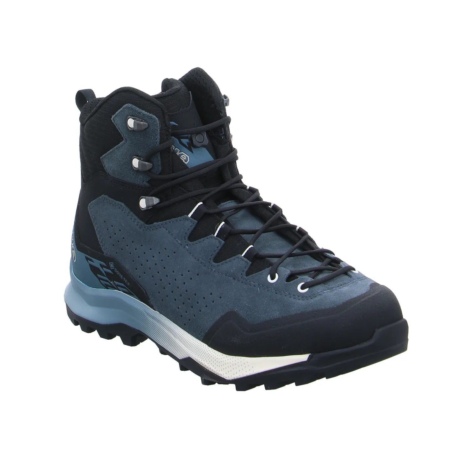 LOWA Trekkingschuhe Grau Leder LOWA Trekkingschuhe Grau Leder