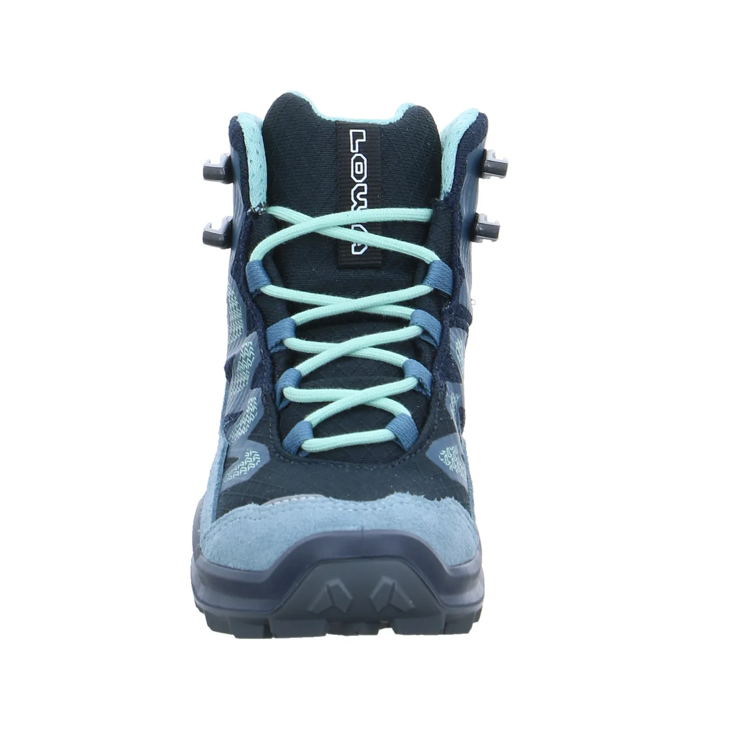 LOWA Kinder-Wanderschuhe Blau Leder 
