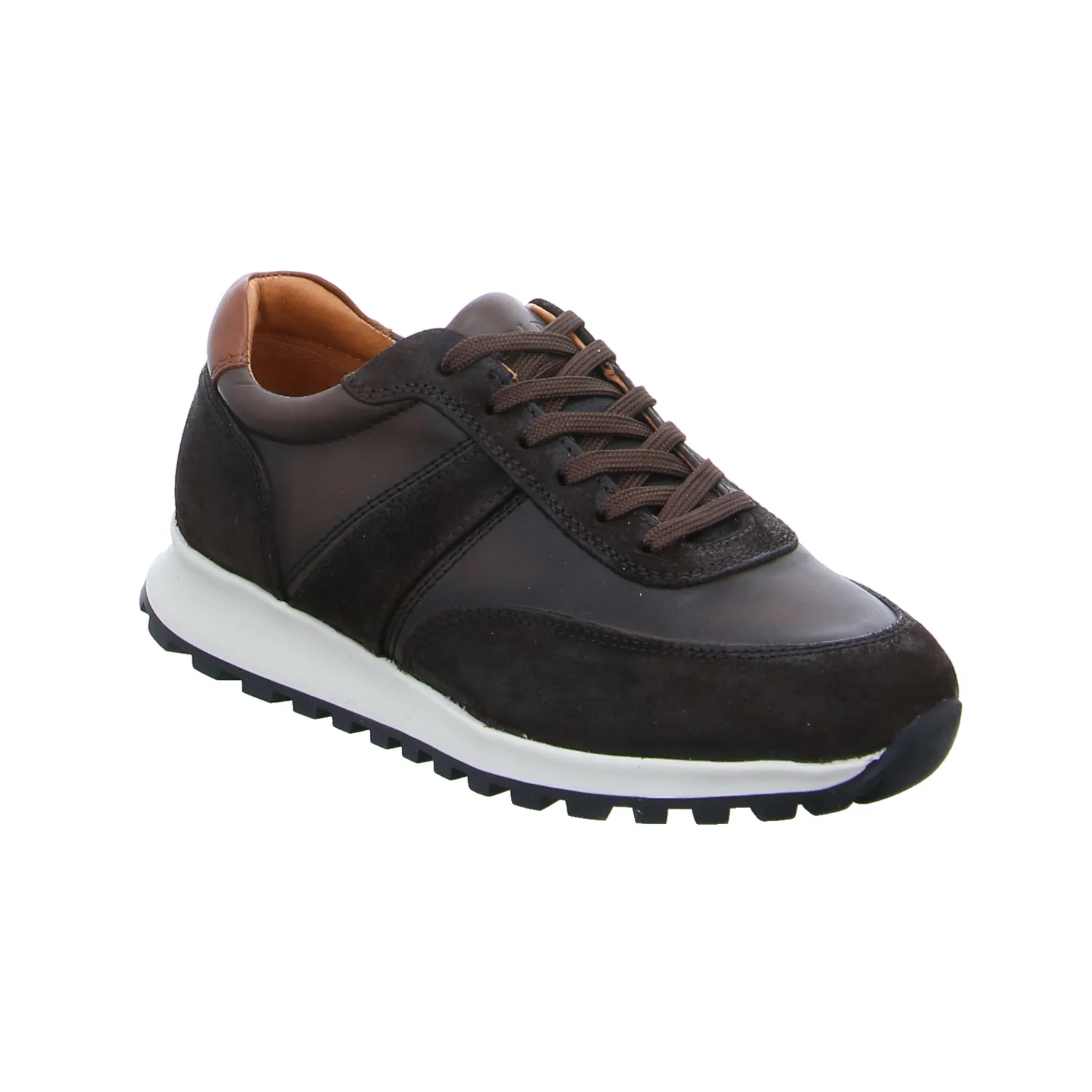 HOLD Halbschuhe Sneaker Braun Leder HOLD Halbschuhe Sneaker Braun Leder